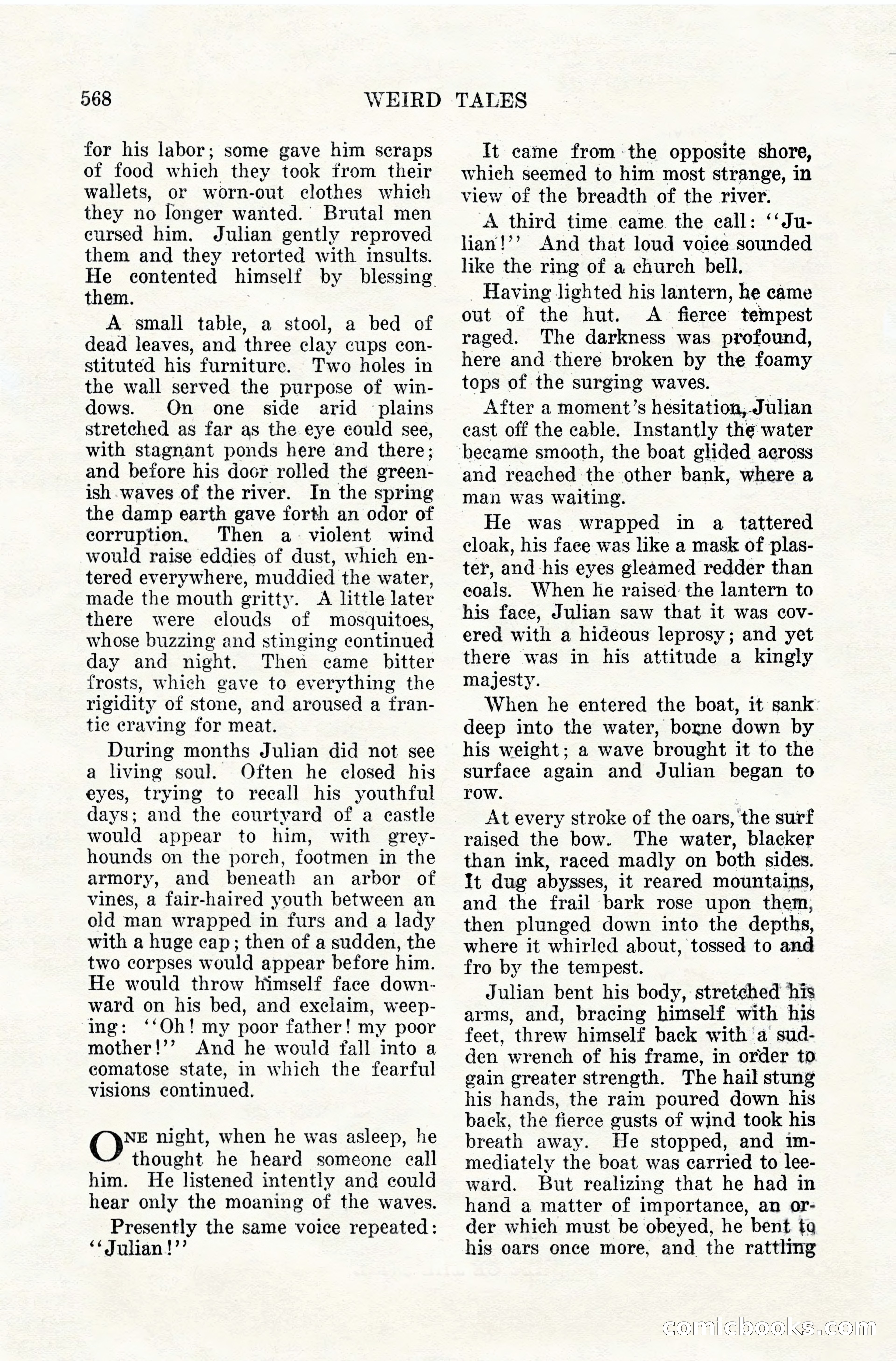Weird Tales, April 1928 — page 137 of 146