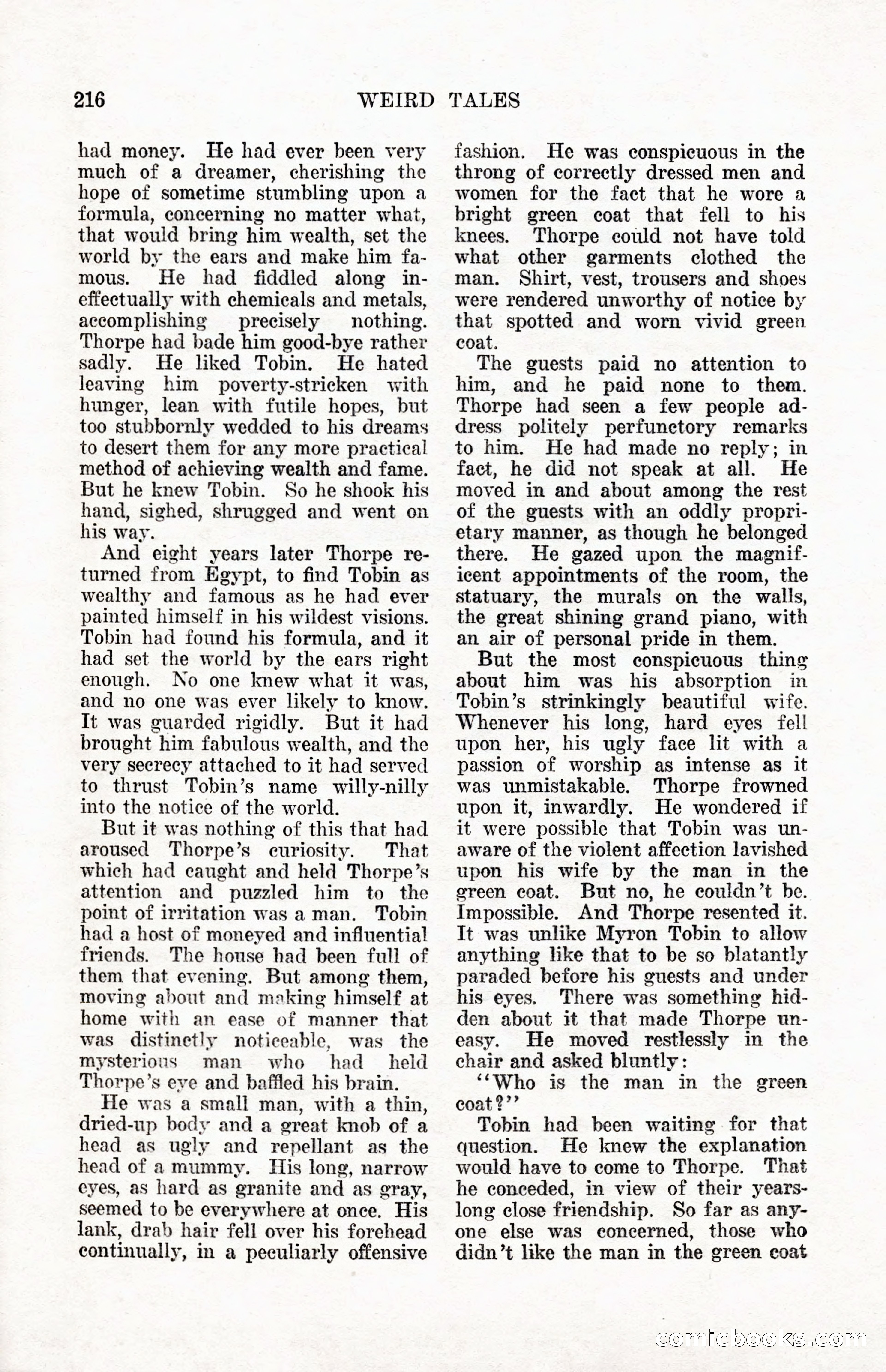 Weird Tales, Vol. 12, No. 2 — page 73 of 146