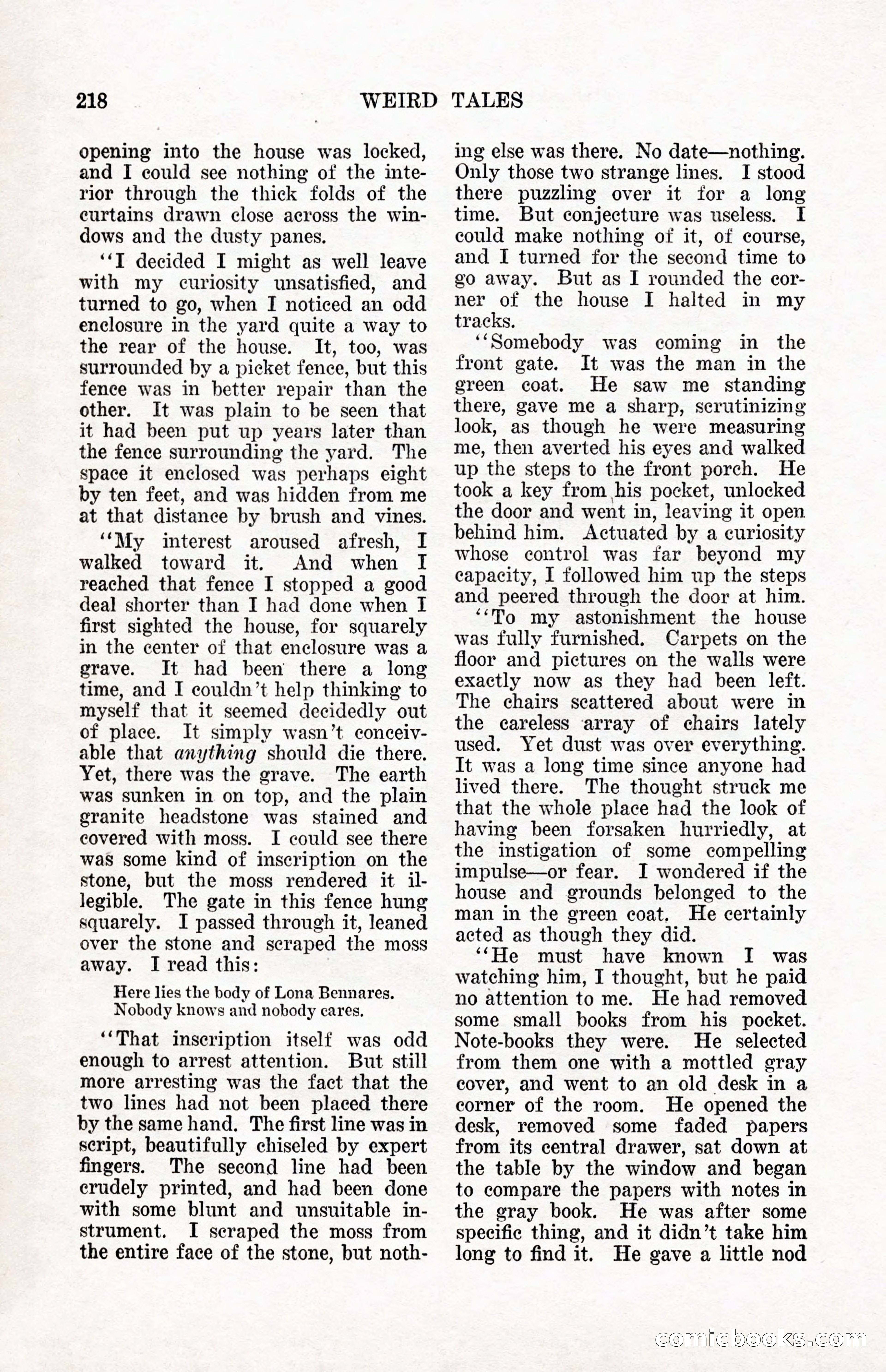 Weird Tales, Vol. 12, No. 2 — page 75 of 146