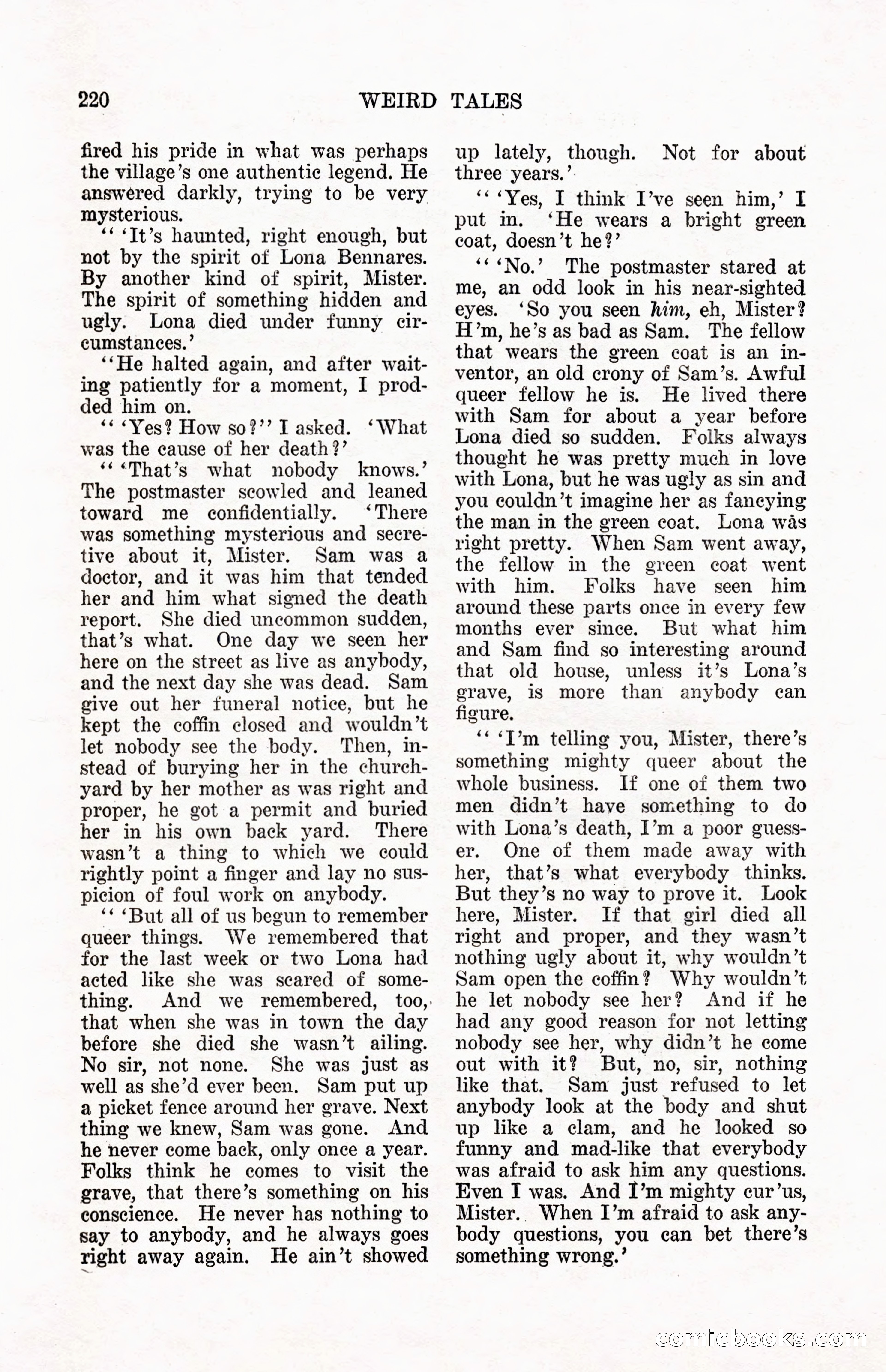 Weird Tales, Vol. 12, No. 2 — page 77 of 146