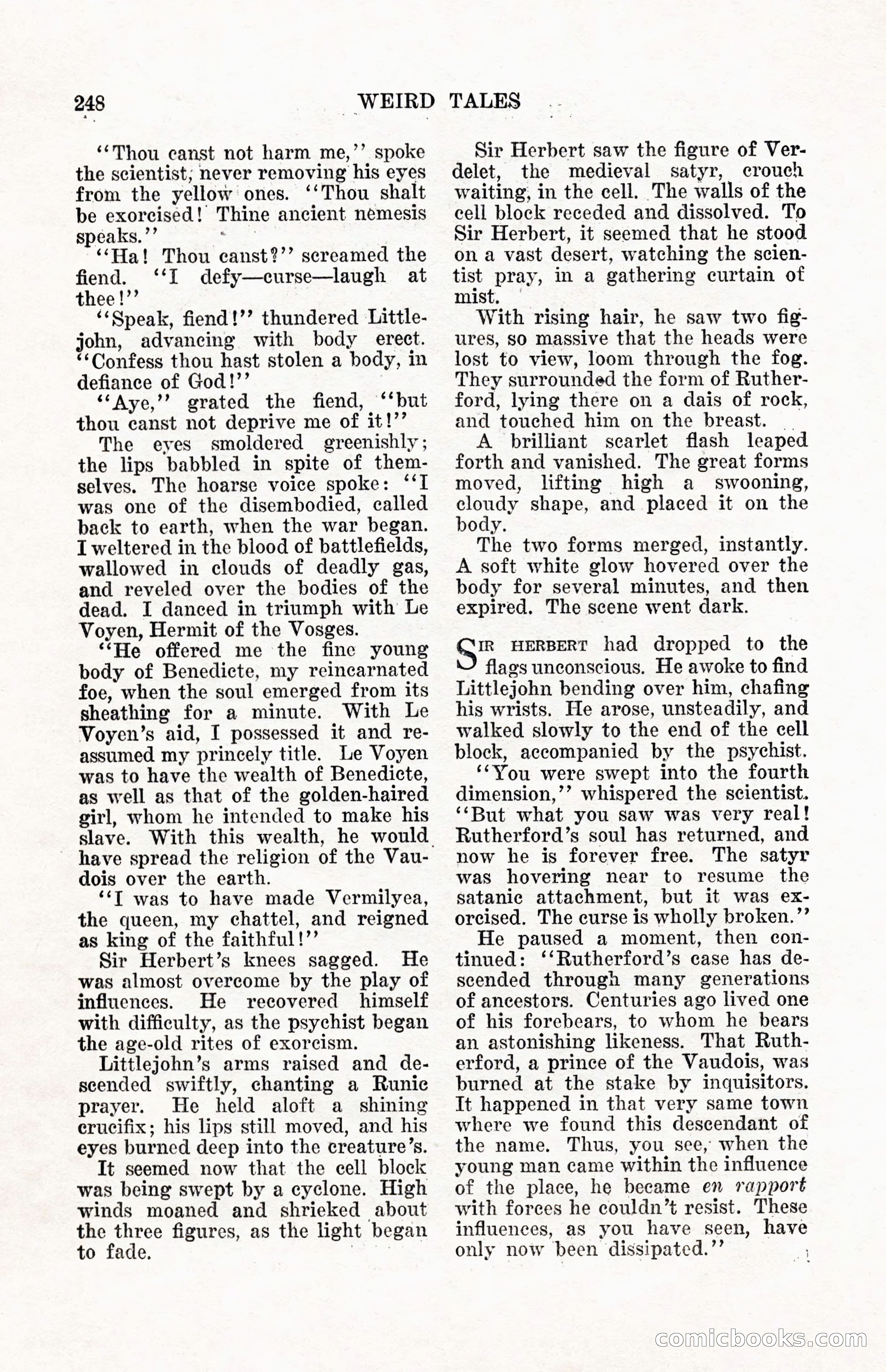Weird Tales, Vol. 12, No. 2 — page 105 of 146