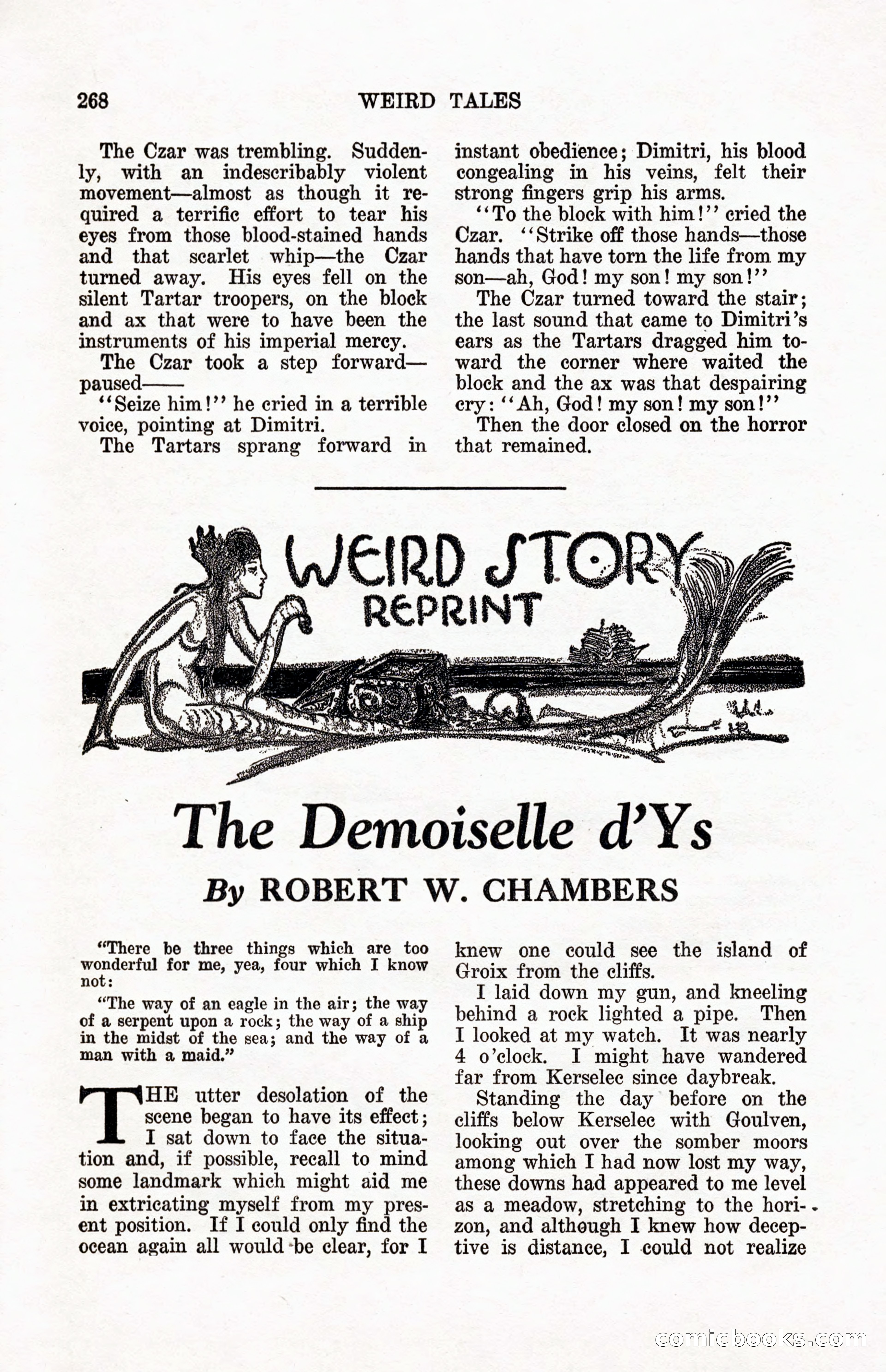 Weird Tales, Vol. 12, No. 2 — page 125 of 146