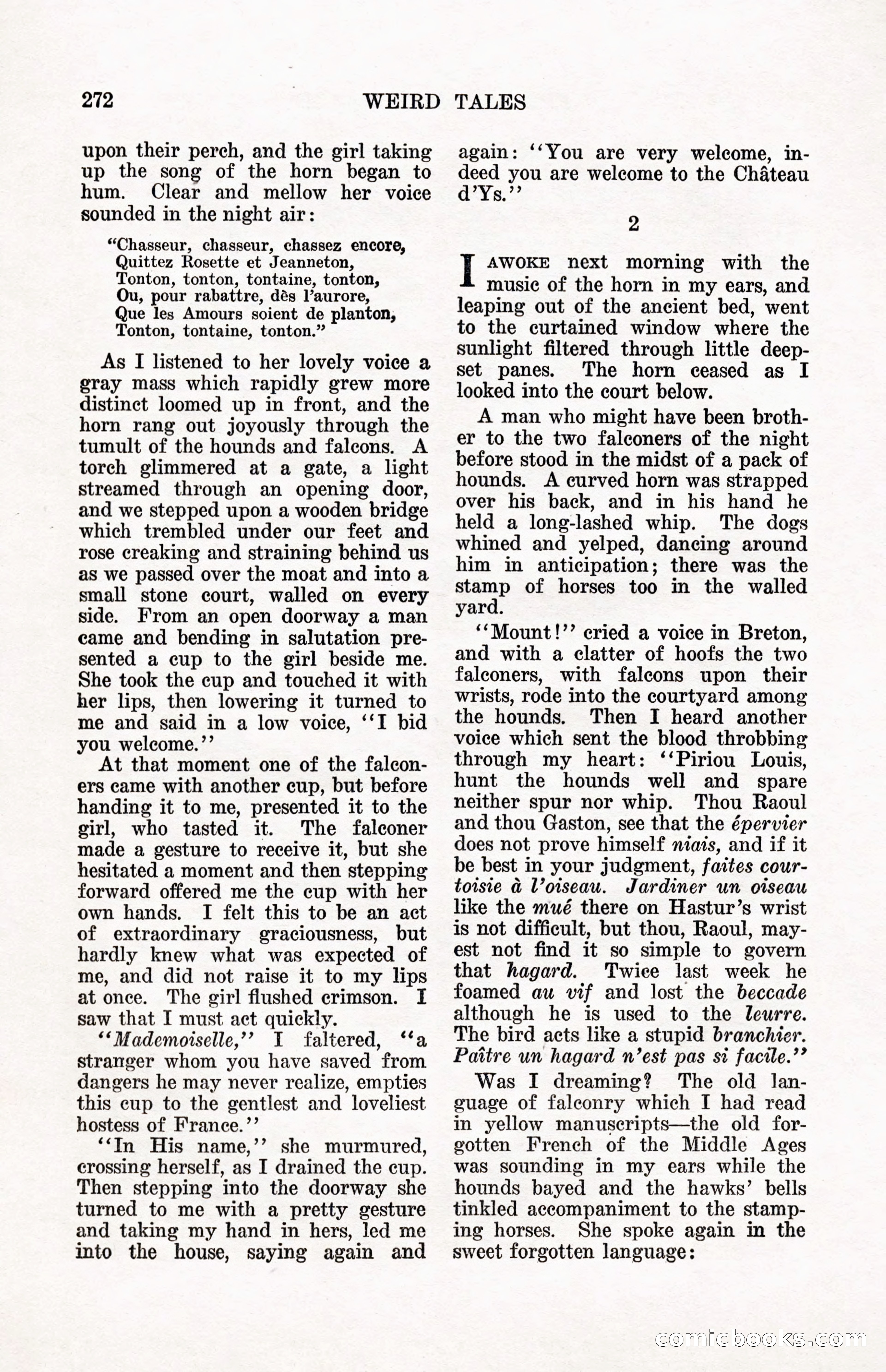 Weird Tales, Vol. 12, No. 2 — page 129 of 146