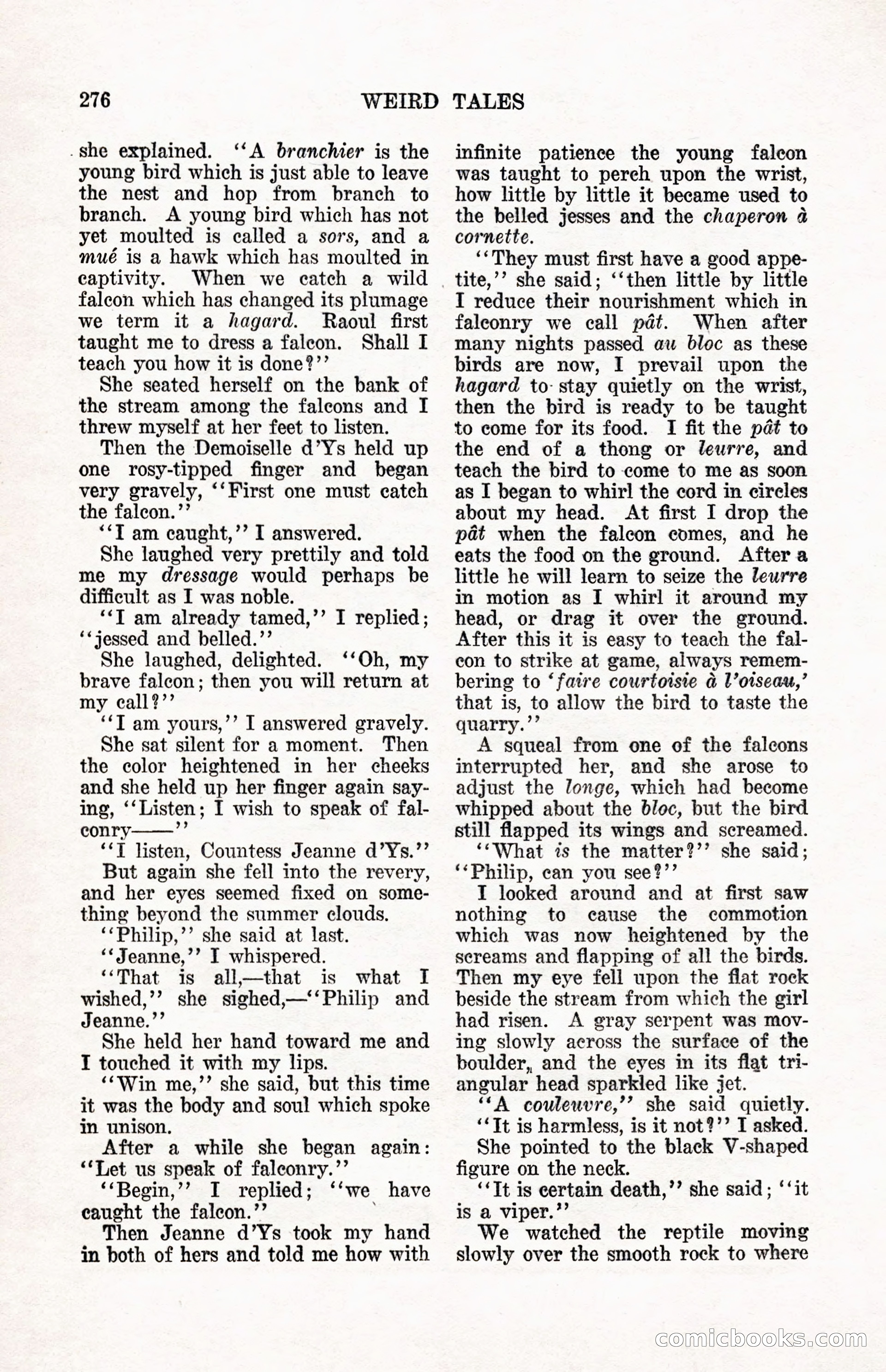 Weird Tales, Vol. 12, No. 2 — page 133 of 146