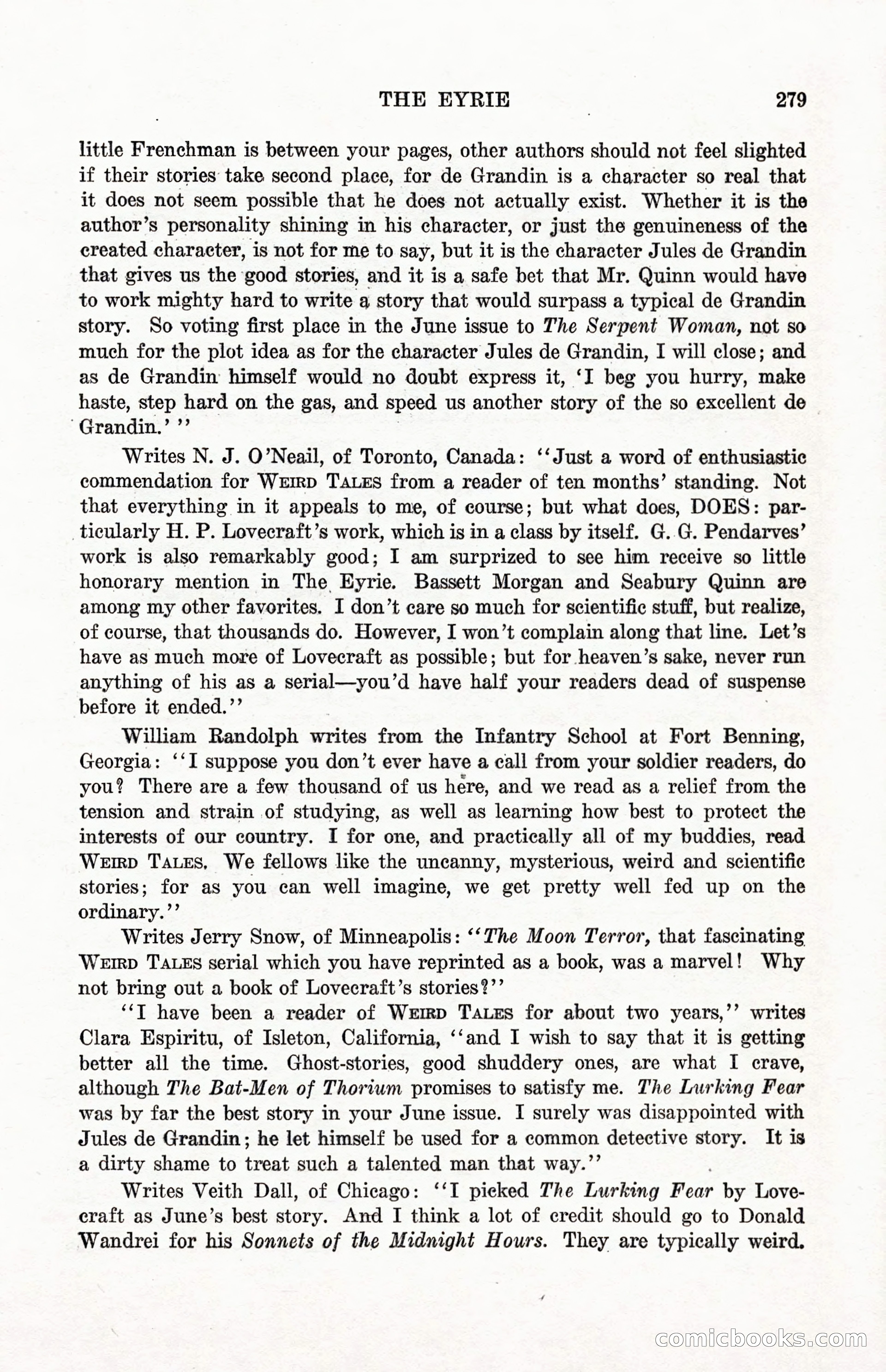 Weird Tales, Vol. 12, No. 2 — page 136 of 146