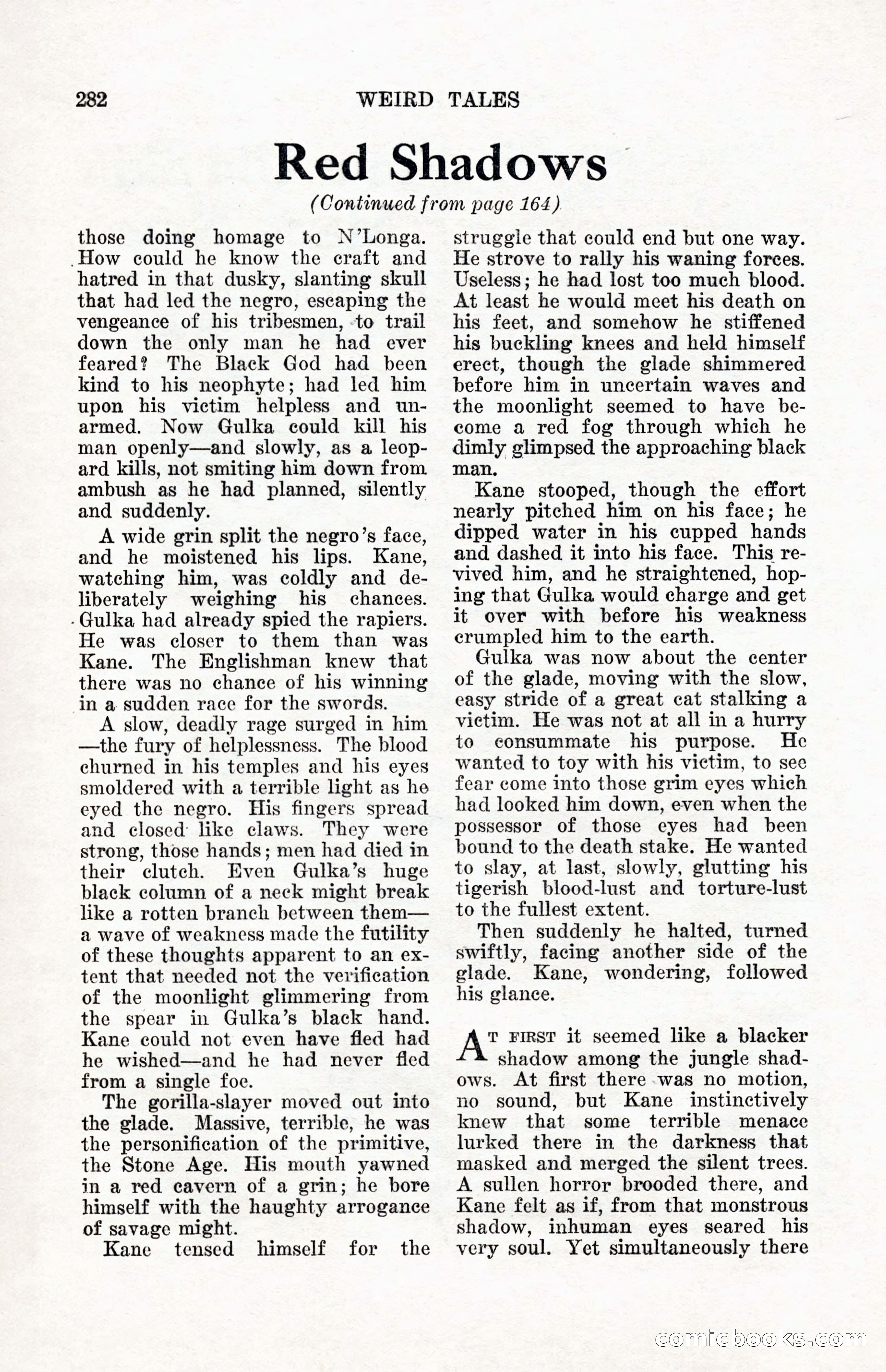 Weird Tales, Vol. 12, No. 2 — page 139 of 146