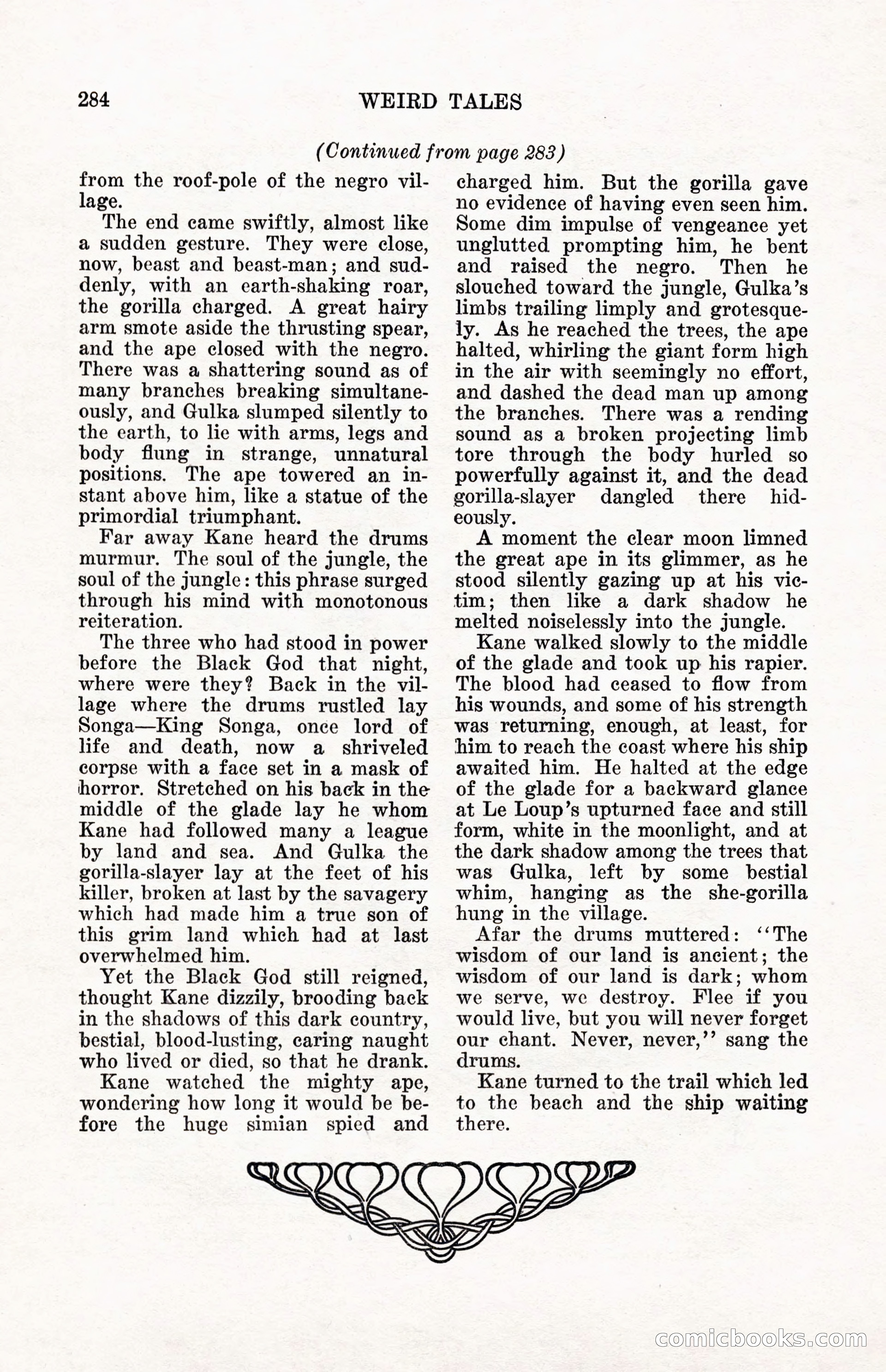 Weird Tales, Vol. 12, No. 2 — page 141 of 146