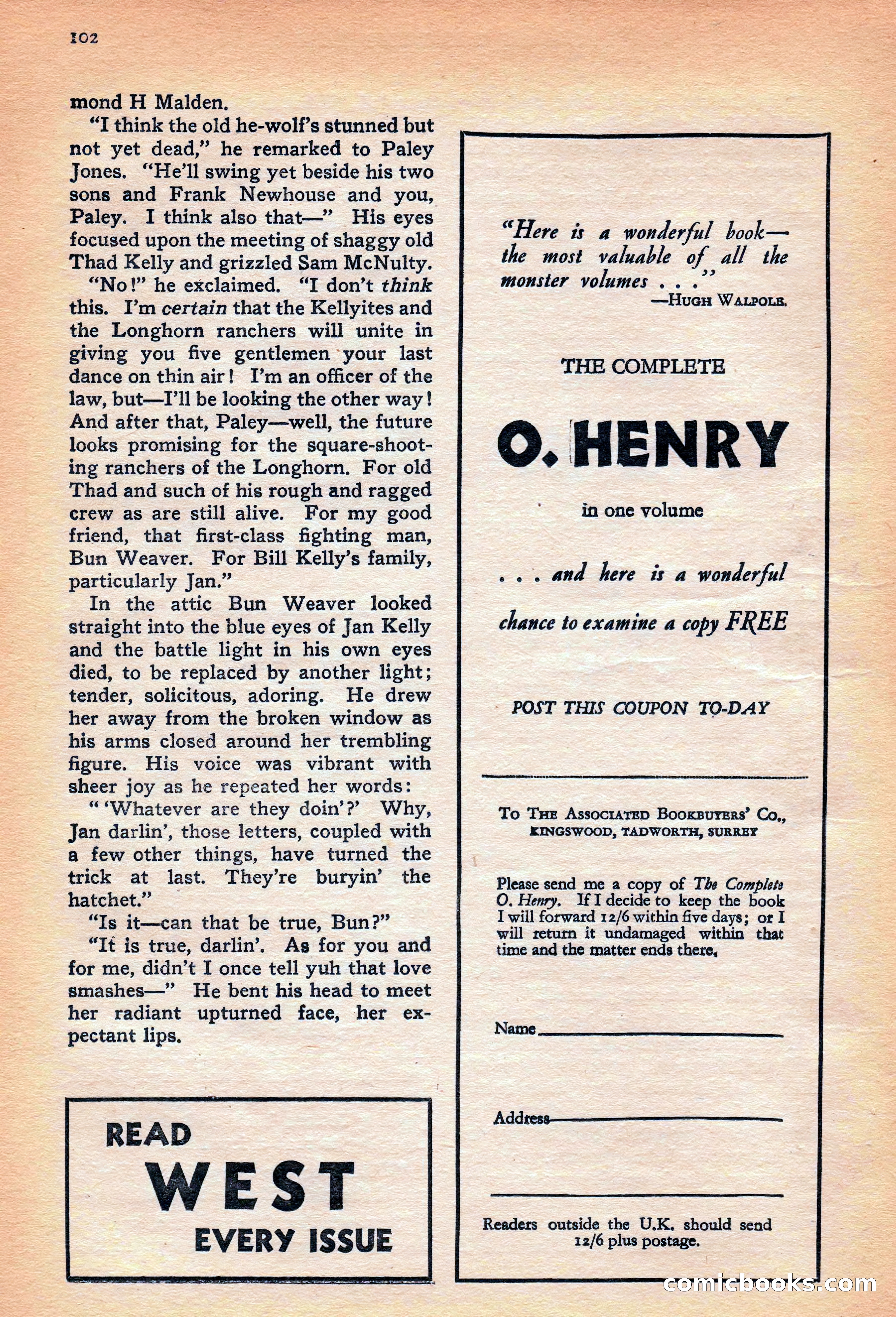 West (British edition), Mid July 1938 — page 104 of 130