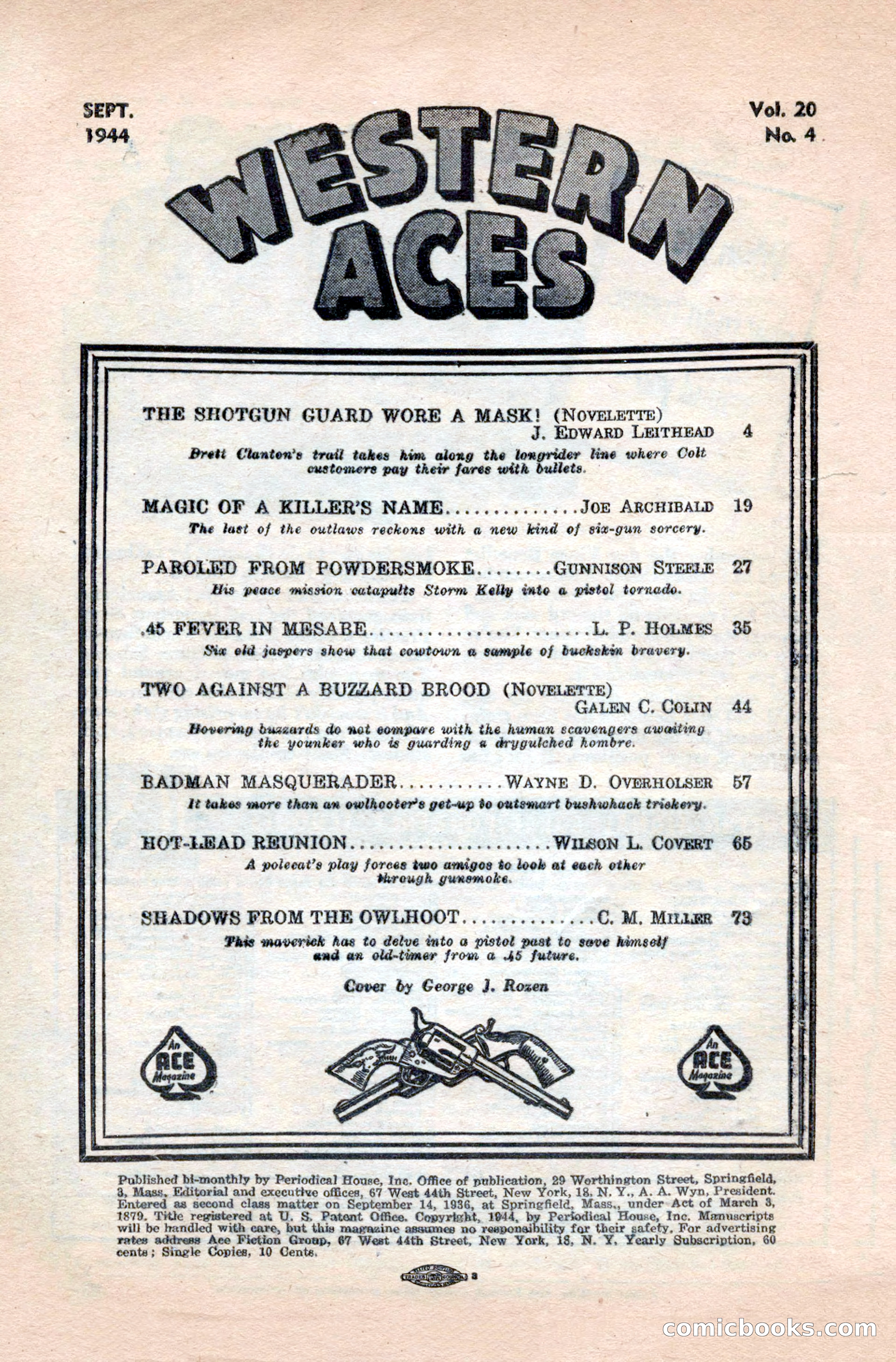 Western Aces, September 1944 — page 4 of 84