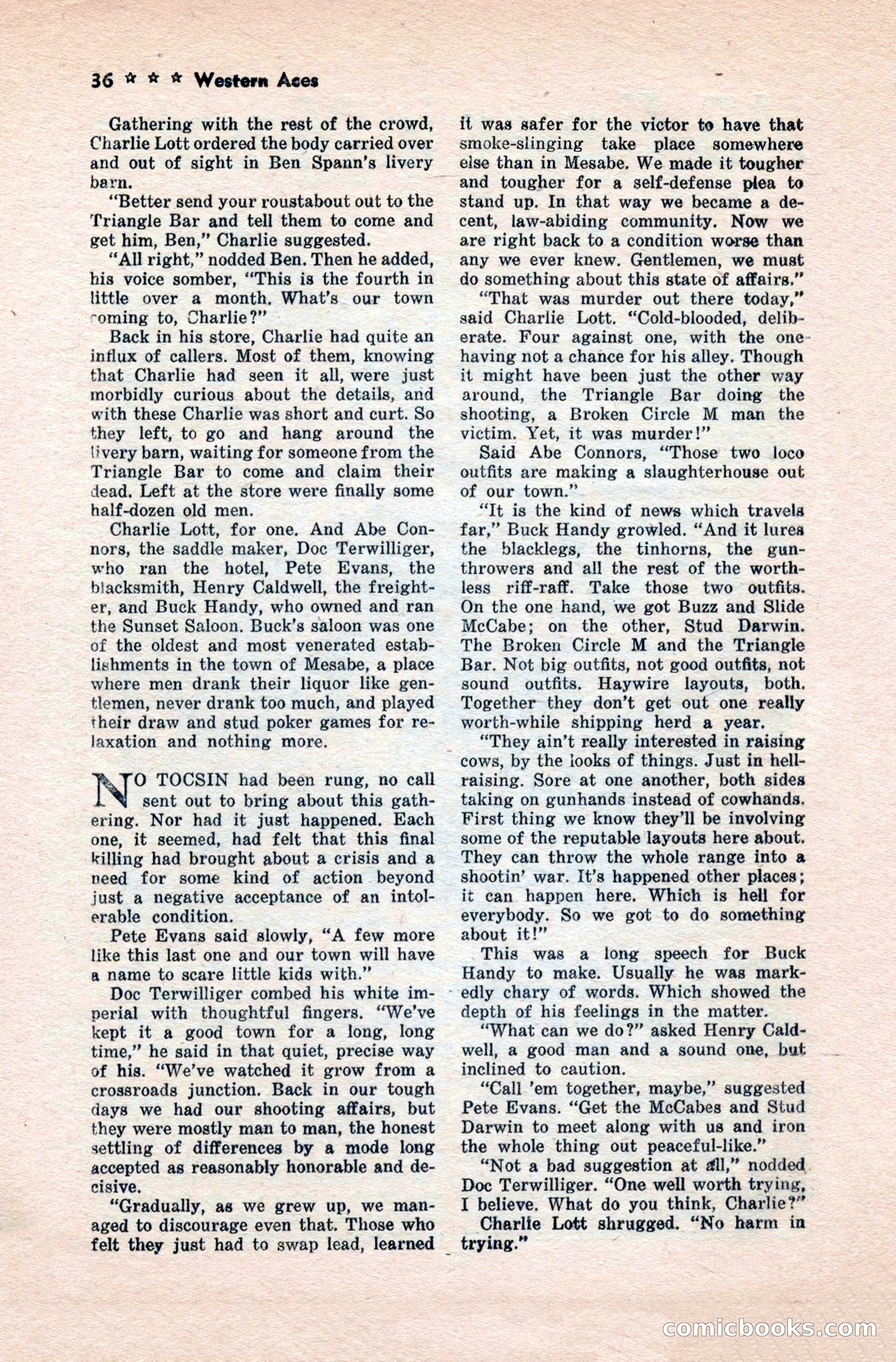 Western Aces, September 1944 — page 38 of 84