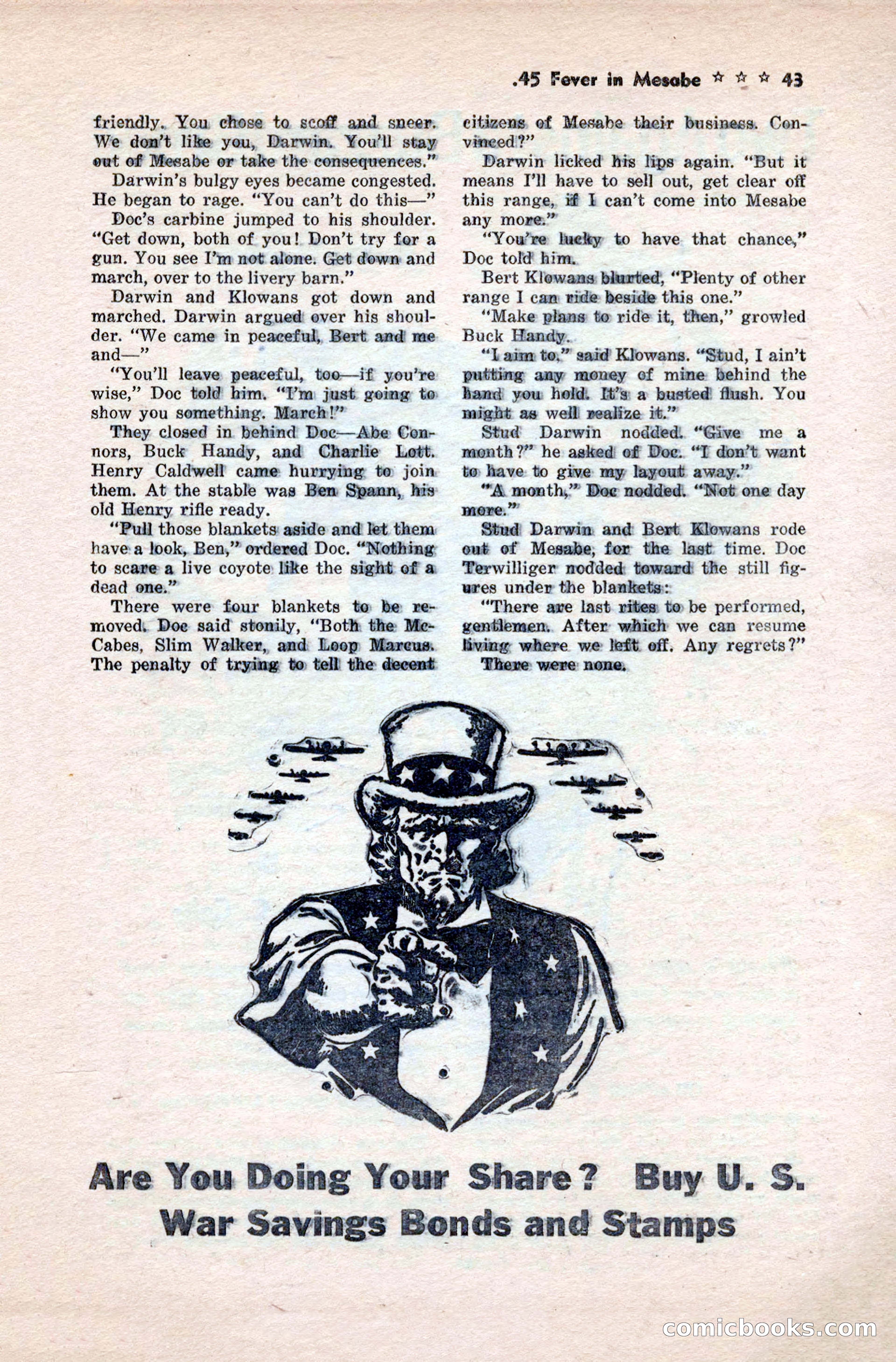 Western Aces, September 1944 — page 45 of 84