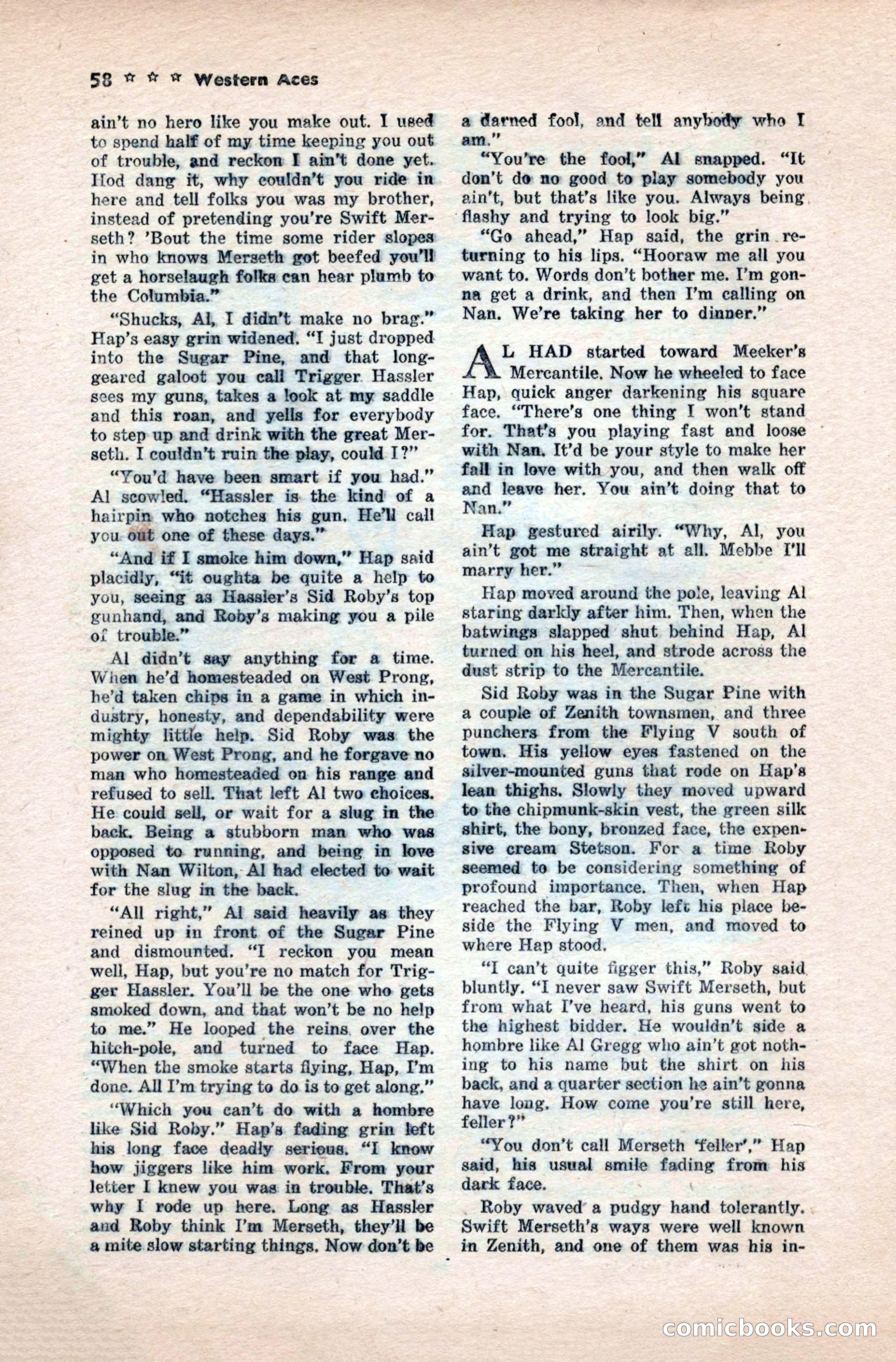 Western Aces, September 1944 — page 60 of 84