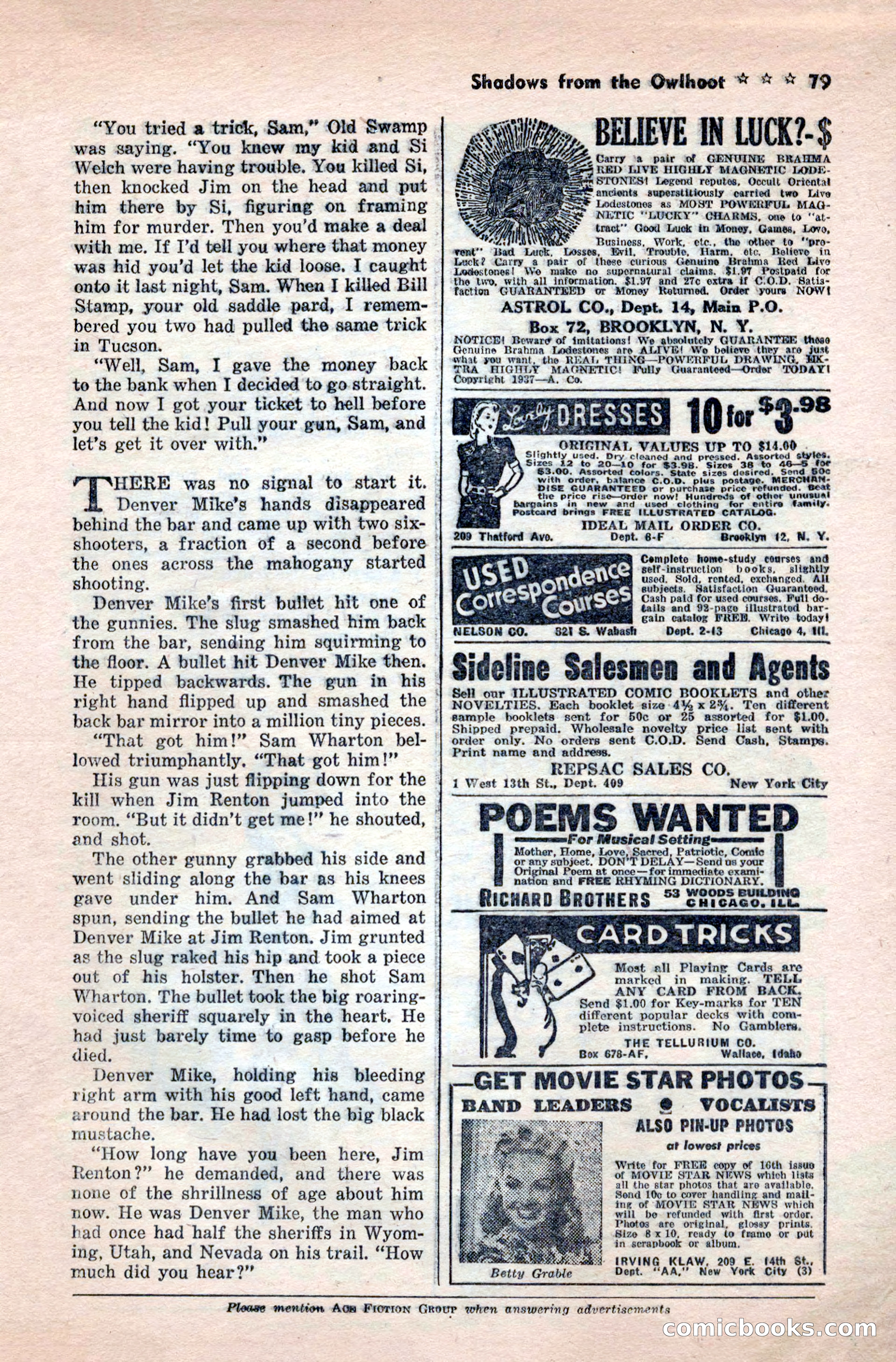 Western Aces, September 1944 — page 81 of 84