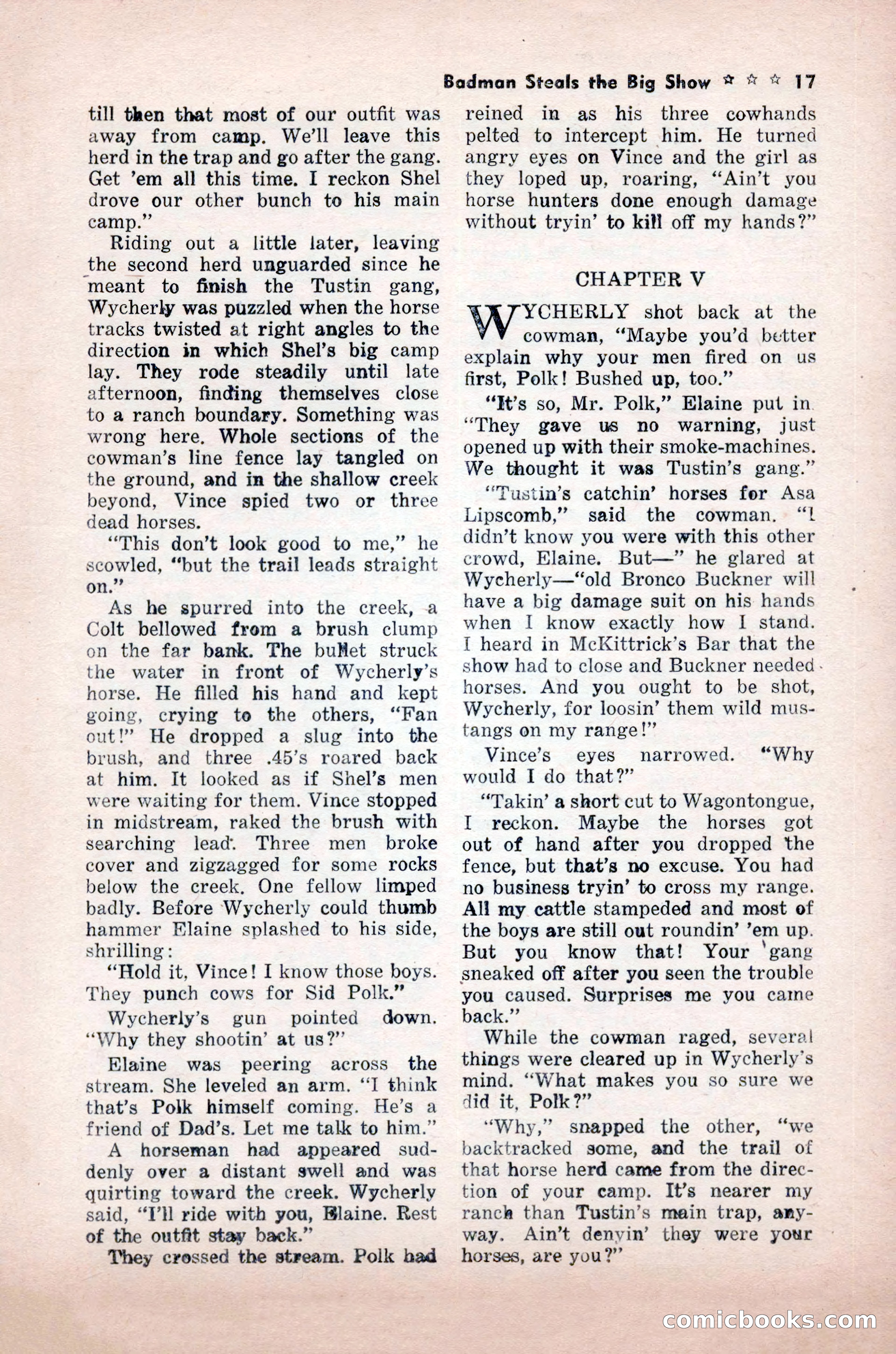 Western Aces, November 1947 — page 19 of 100