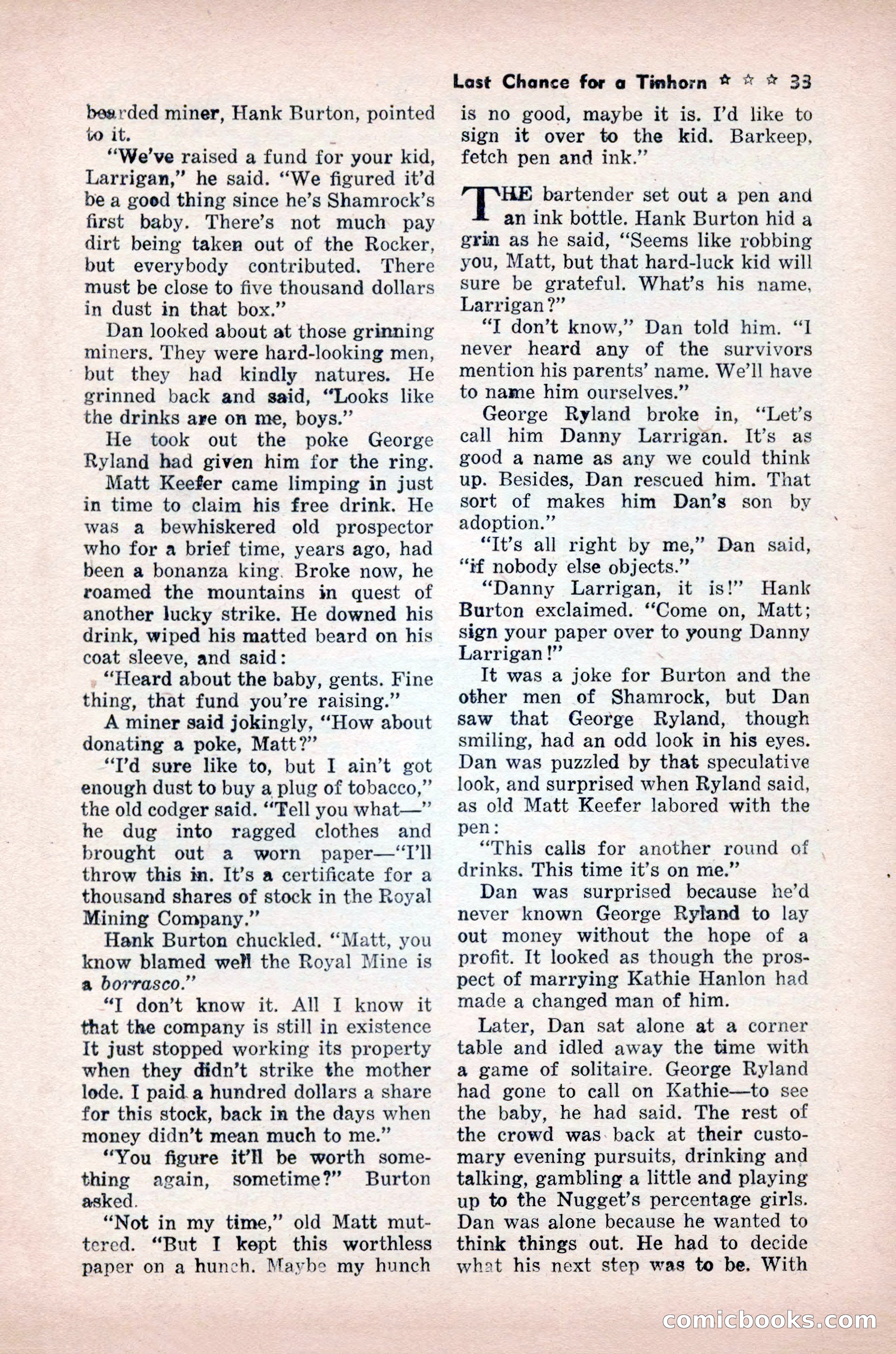 Western Aces, November 1947 — page 35 of 100