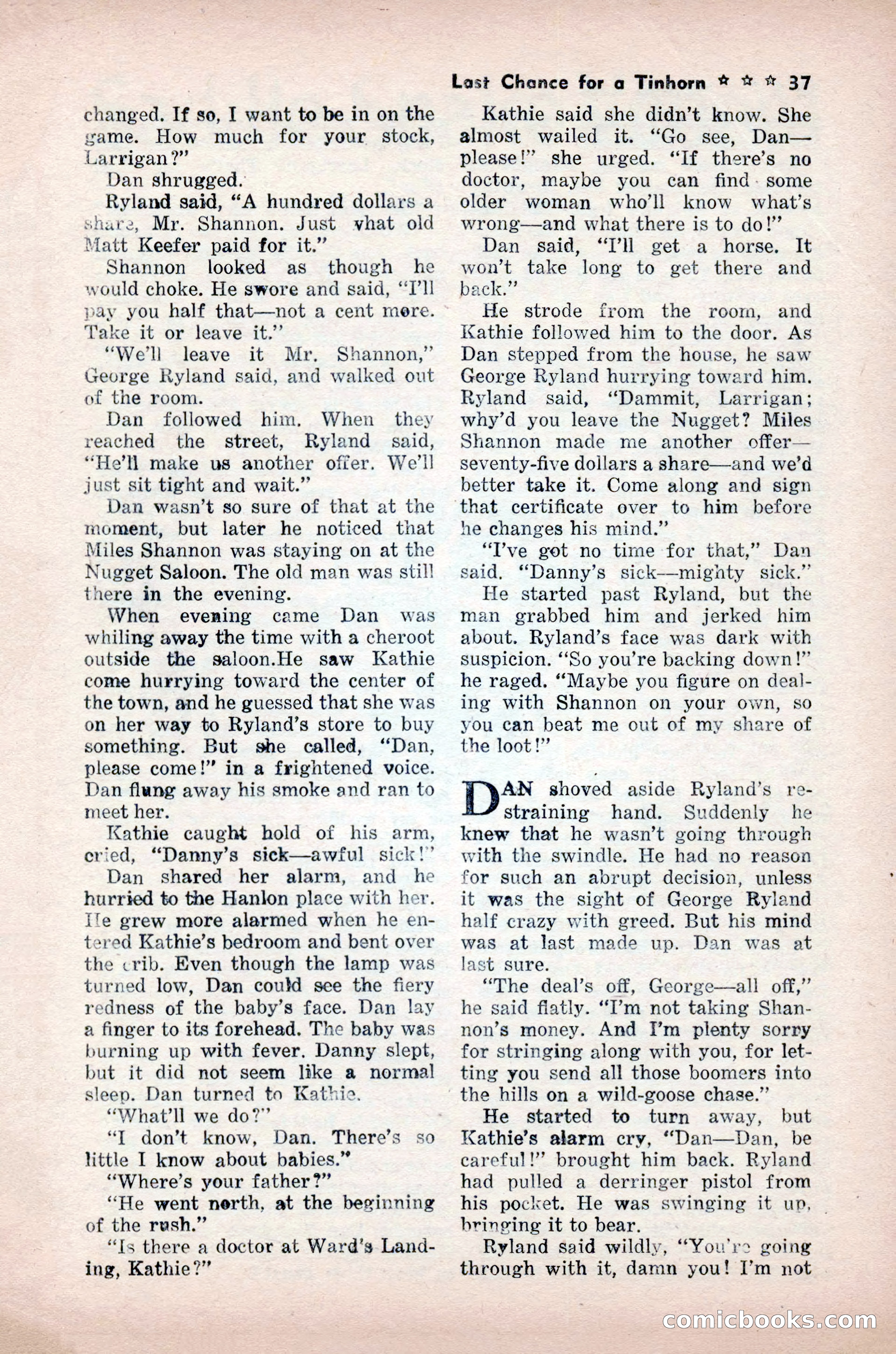 Western Aces, November 1947 — page 39 of 100