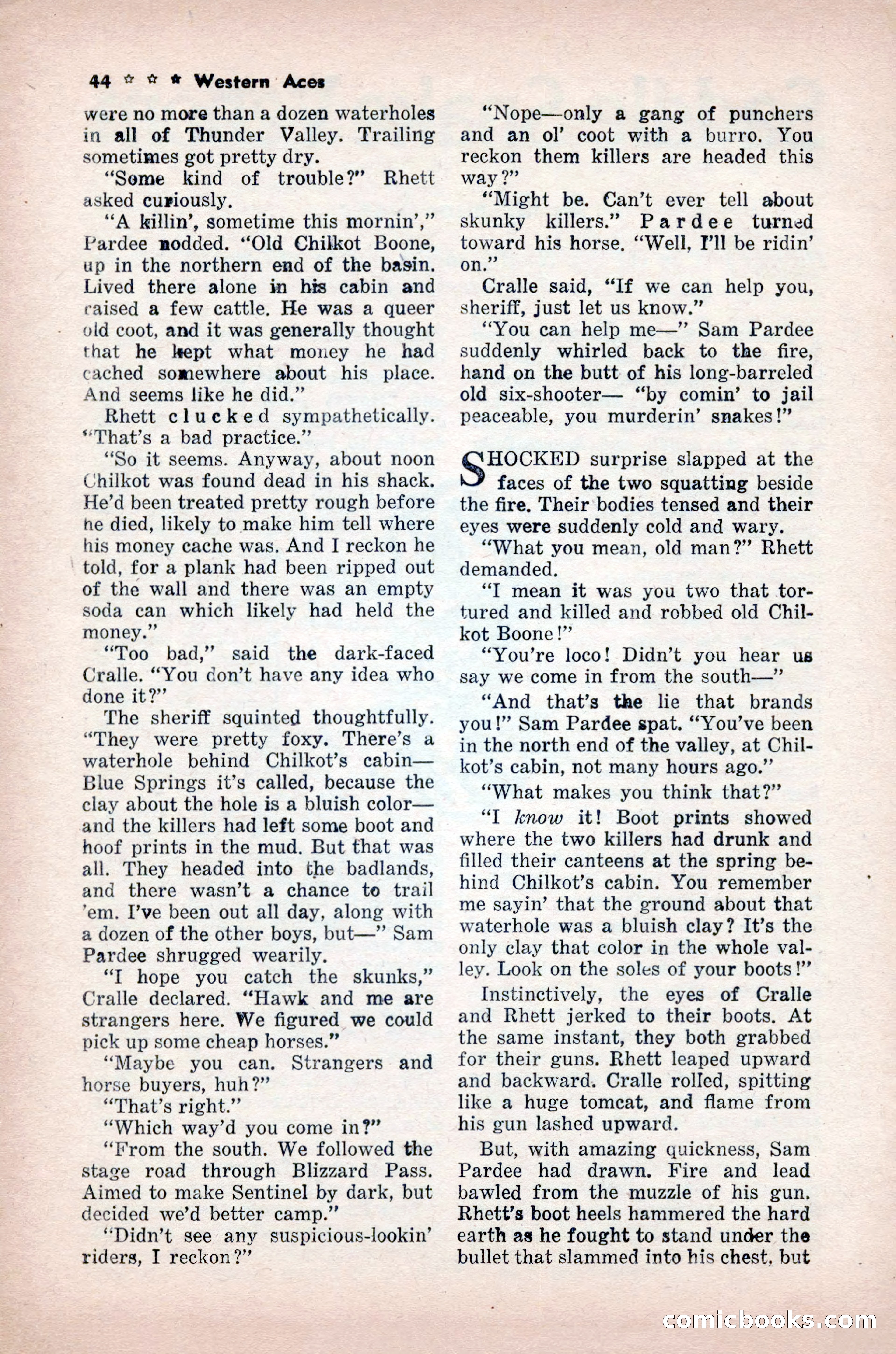 Western Aces, November 1947 — page 46 of 100