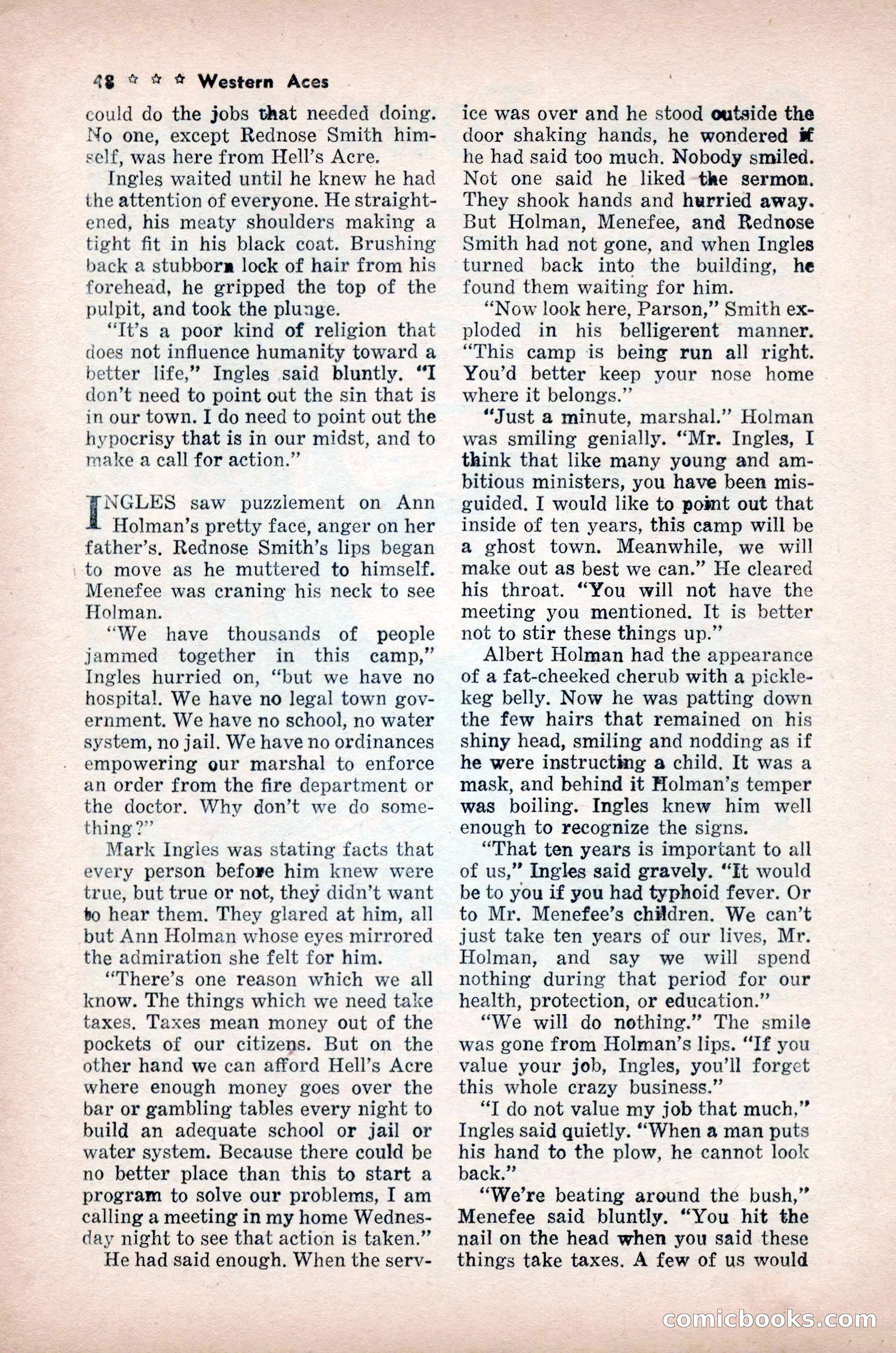 Western Aces, November 1947 — page 50 of 100