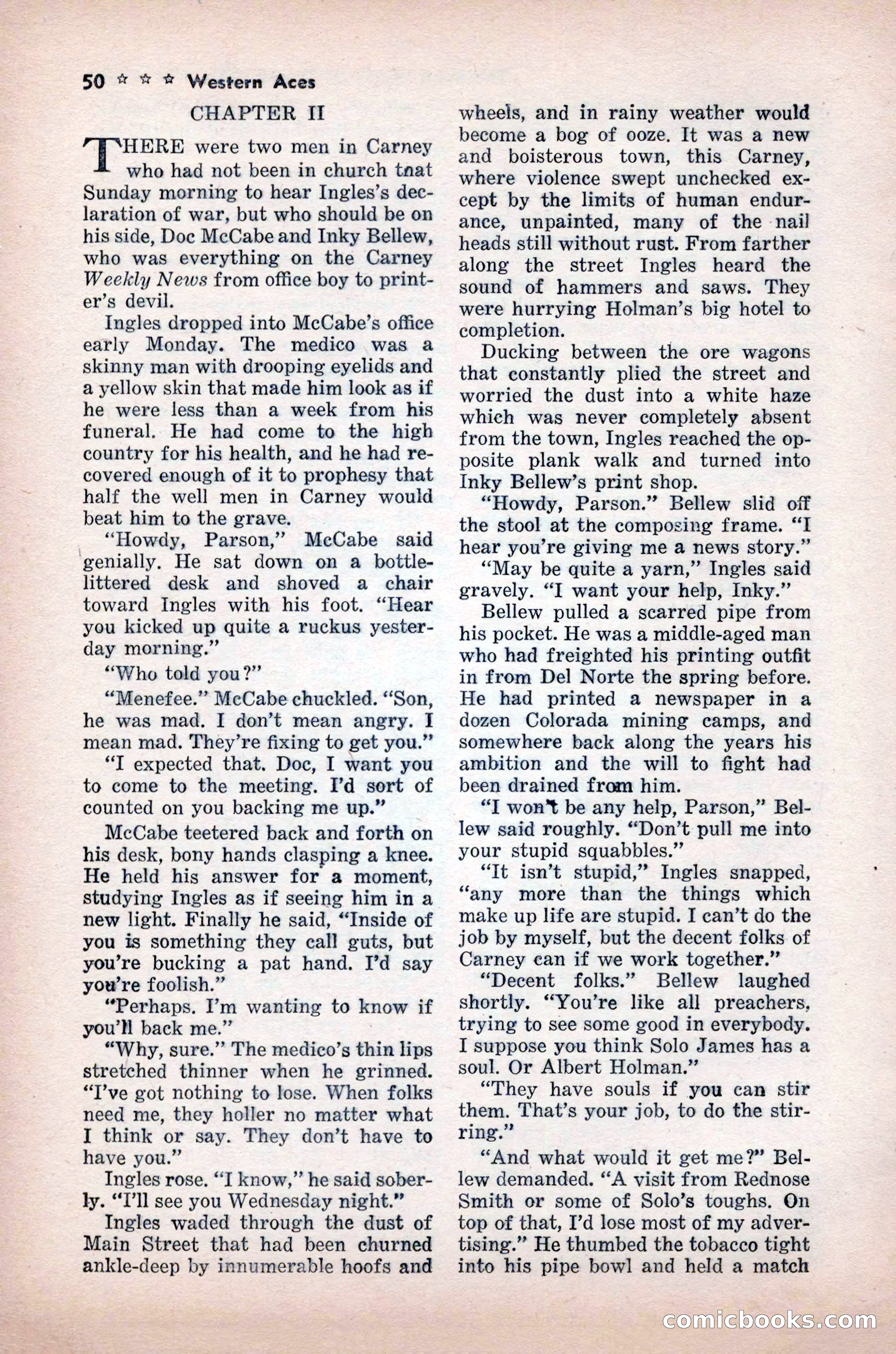 Western Aces, November 1947 — page 52 of 100