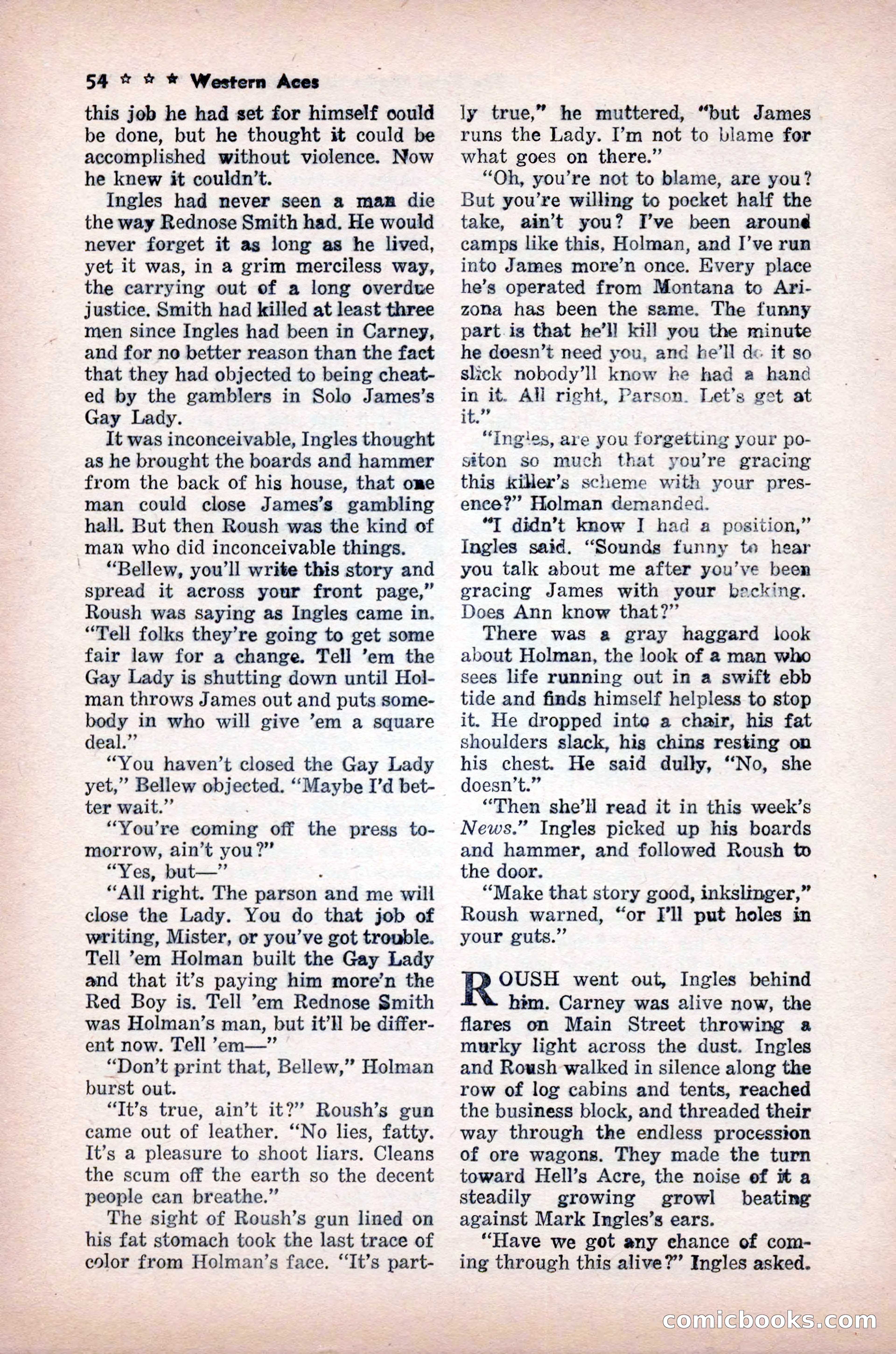 Western Aces, November 1947 — page 56 of 100