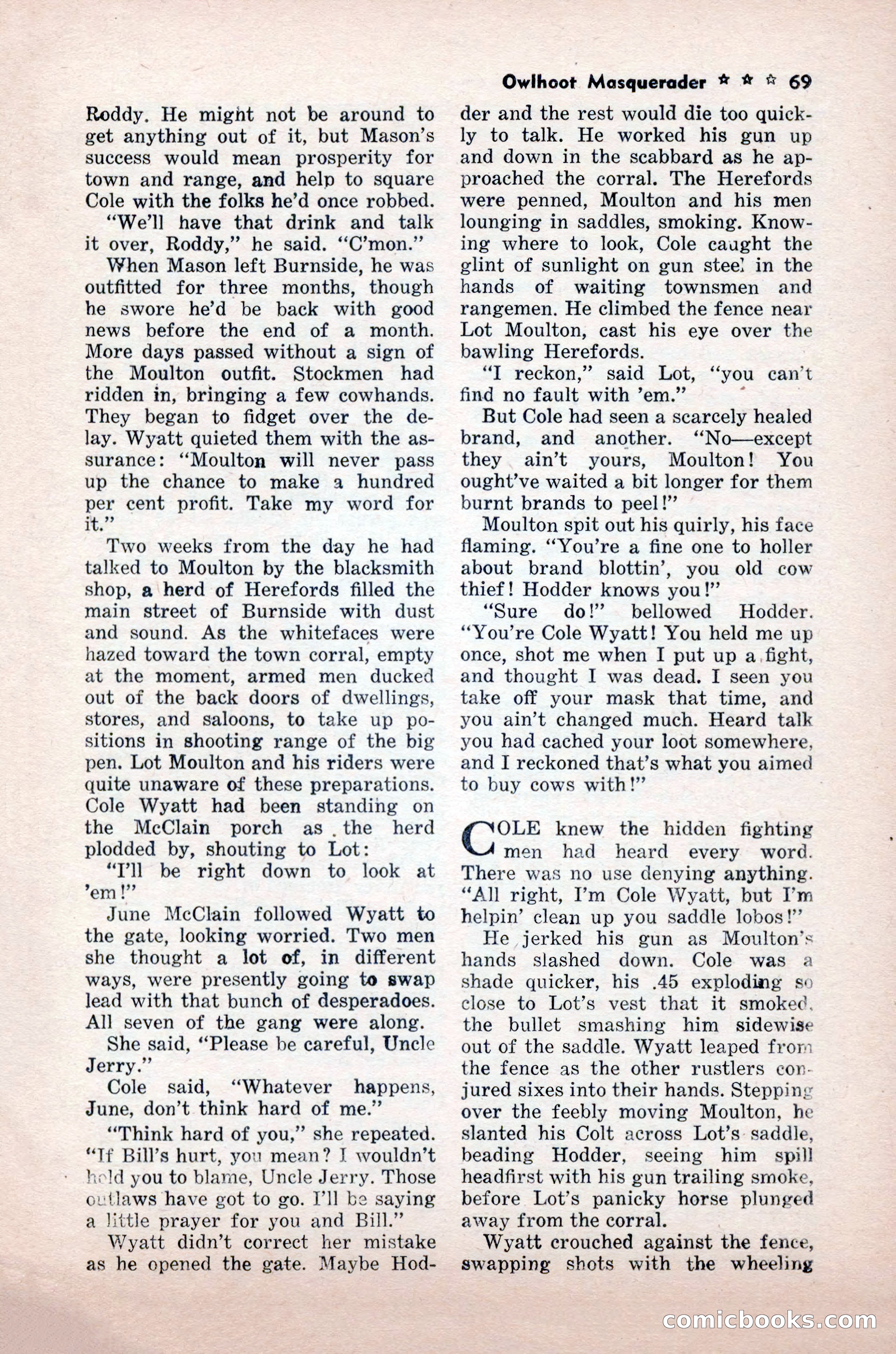 Western Aces, November 1947 — page 71 of 100