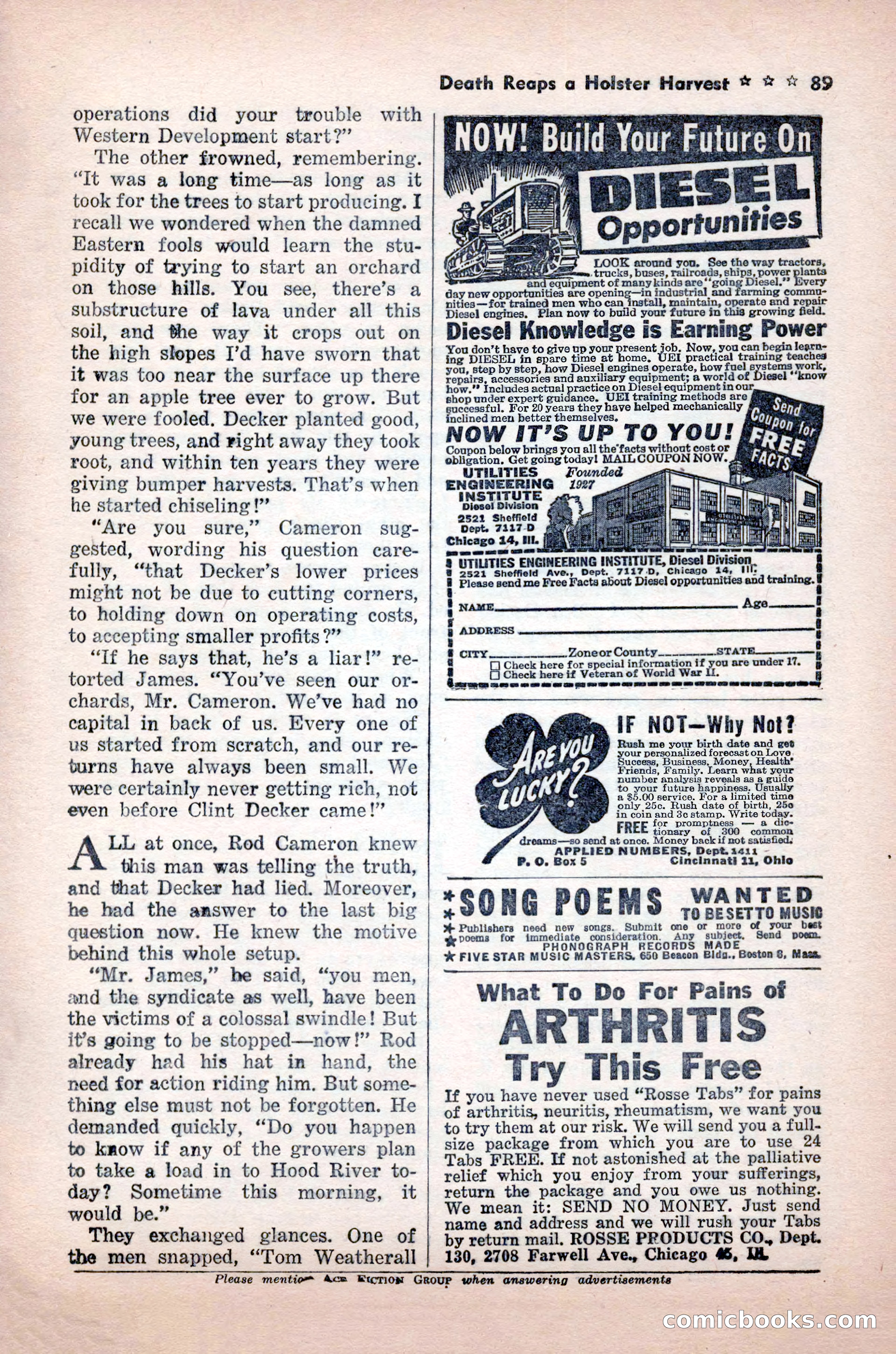 Western Aces, November 1947 — page 91 of 100