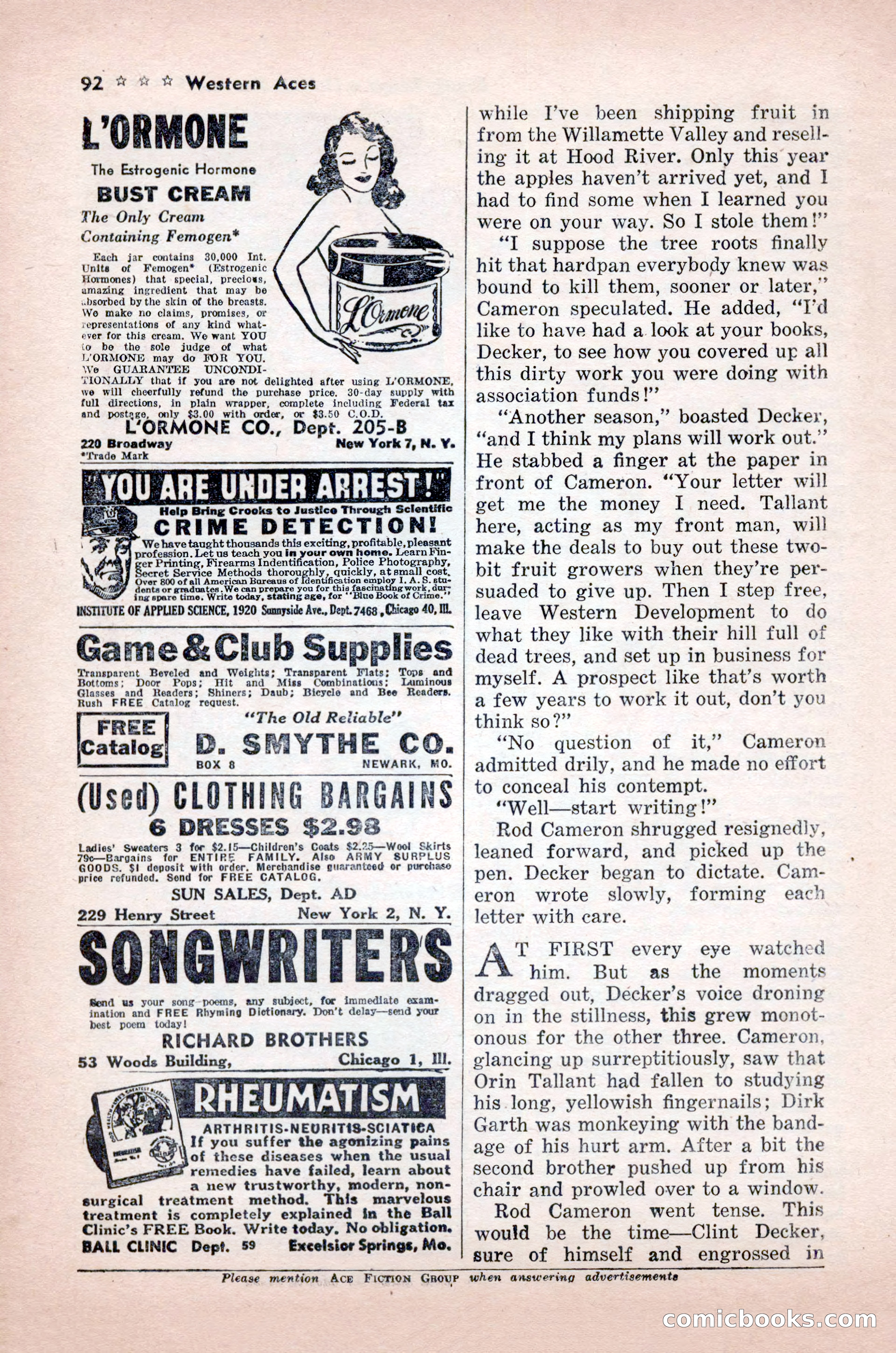 Western Aces, November 1947 — page 94 of 100