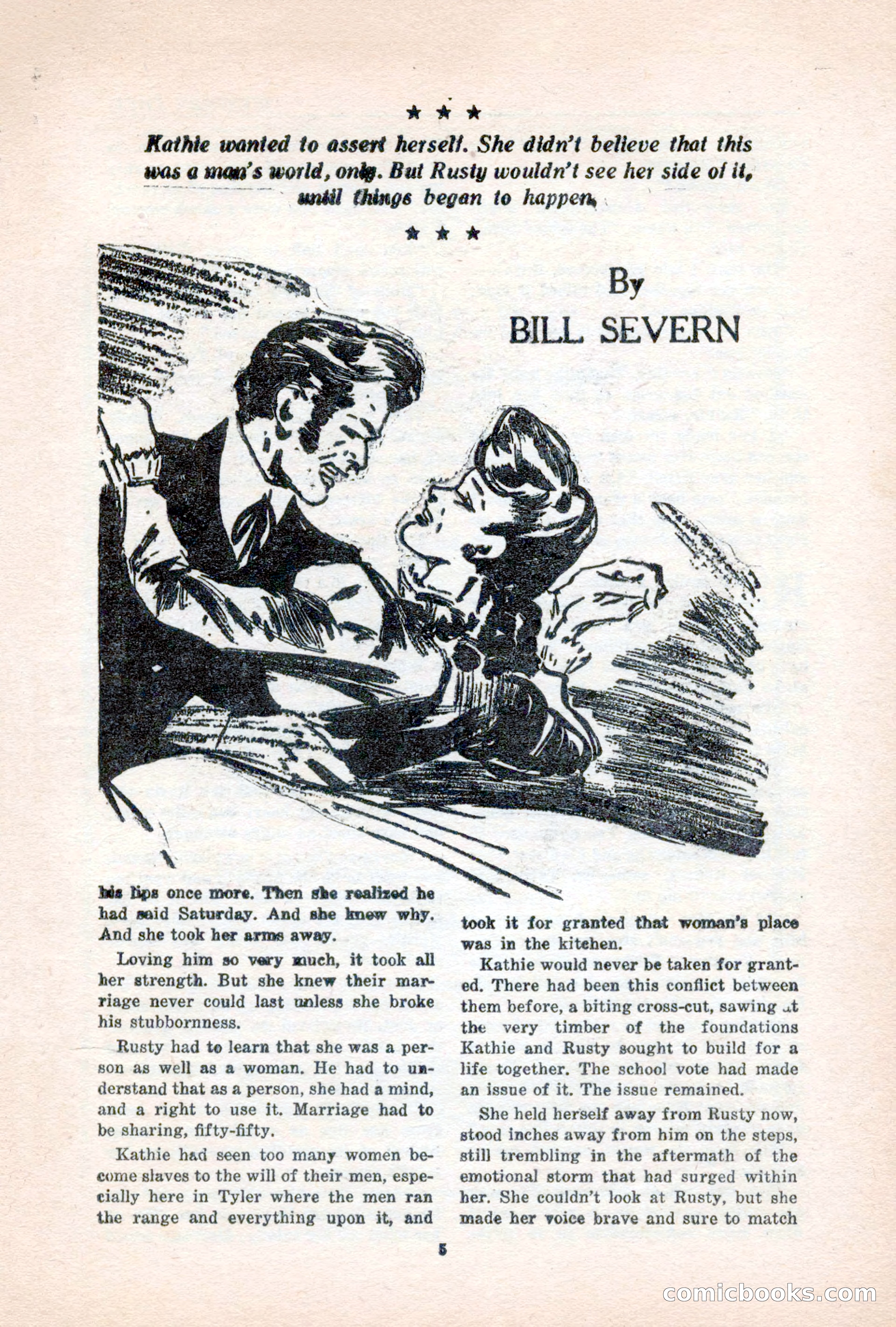Western Love, December 1945 — page 7 of 100