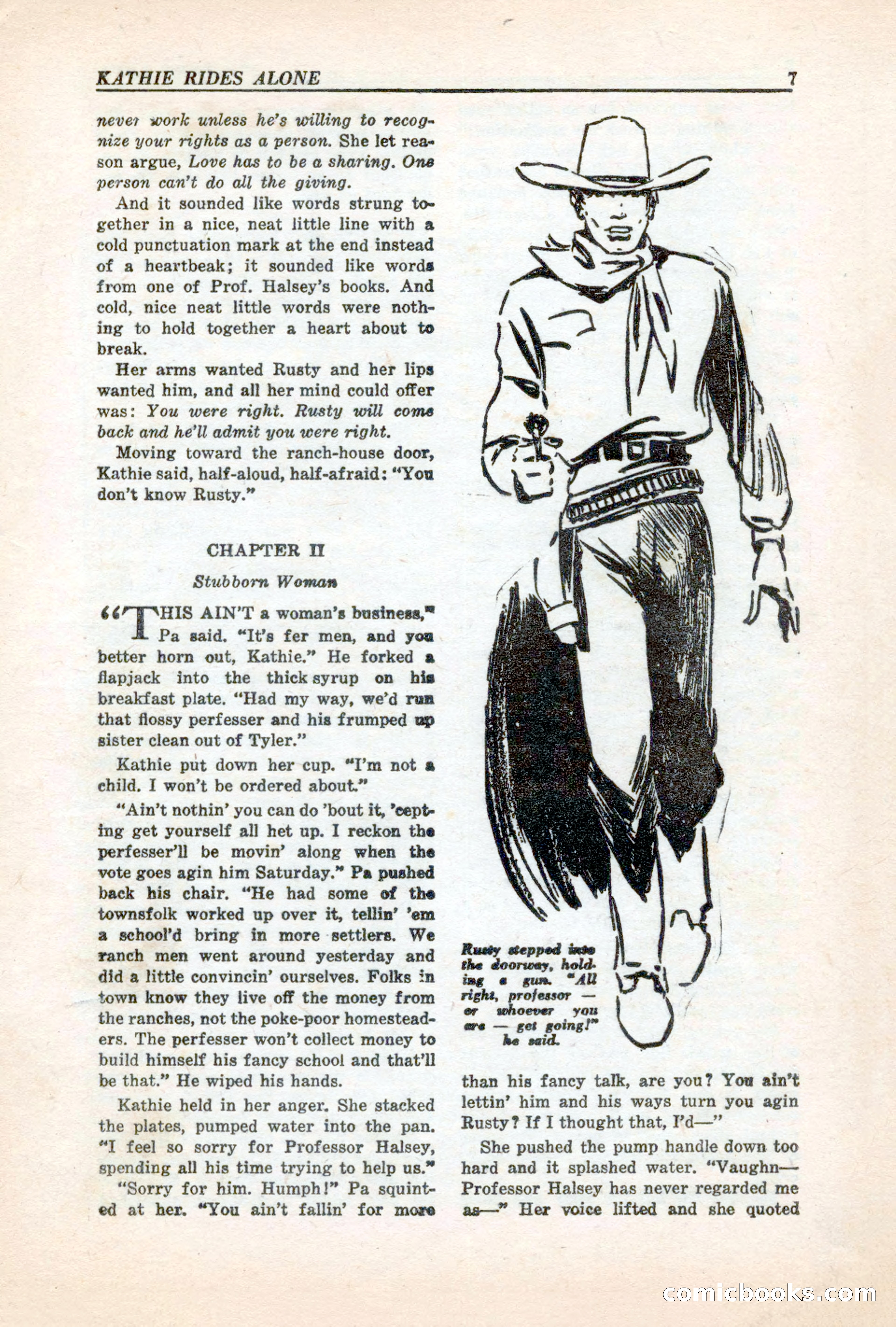 Western Love, December 1945 — page 9 of 100
