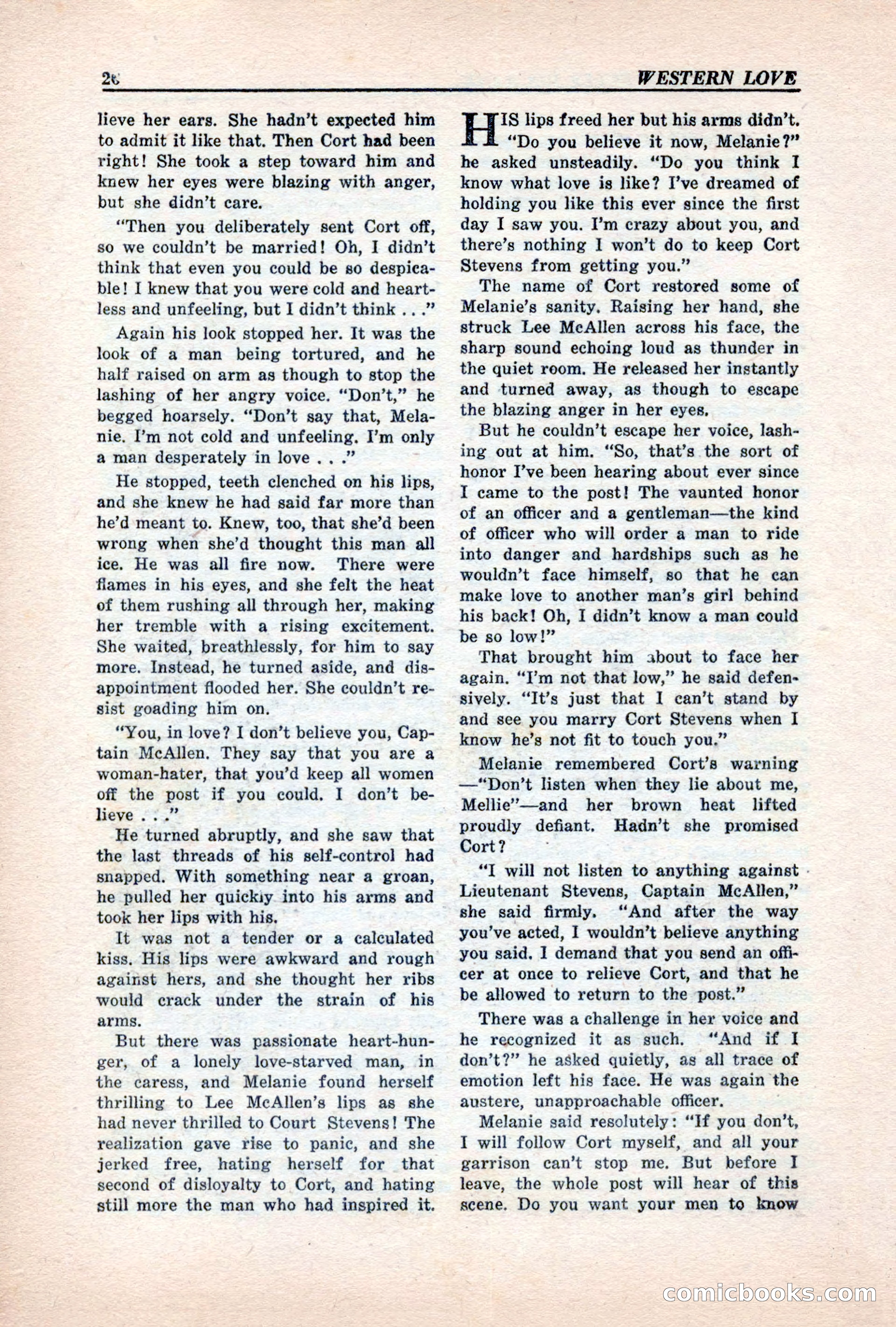 Western Love, December 1945 — page 22 of 100
