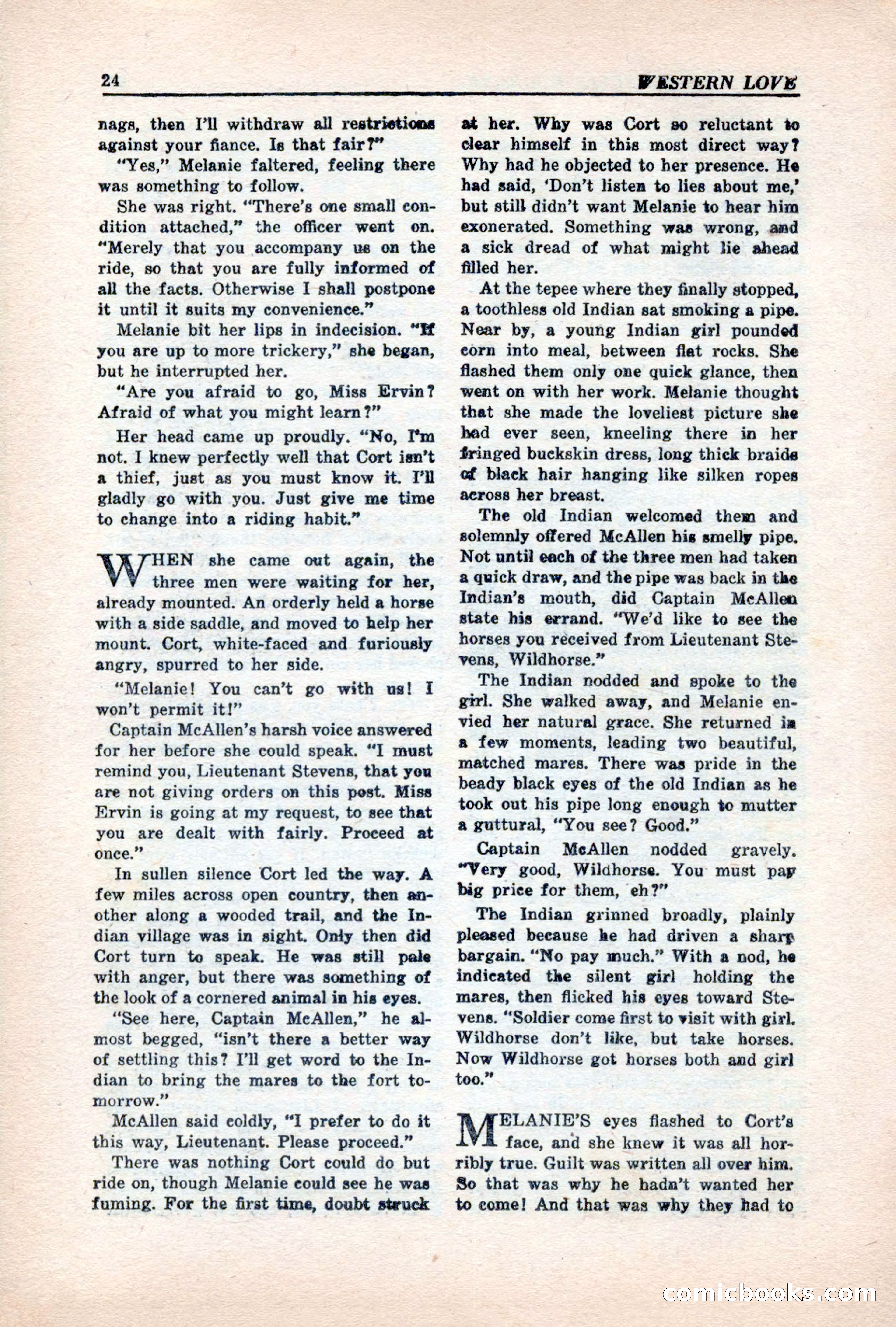 Western Love, December 1945 — page 26 of 100