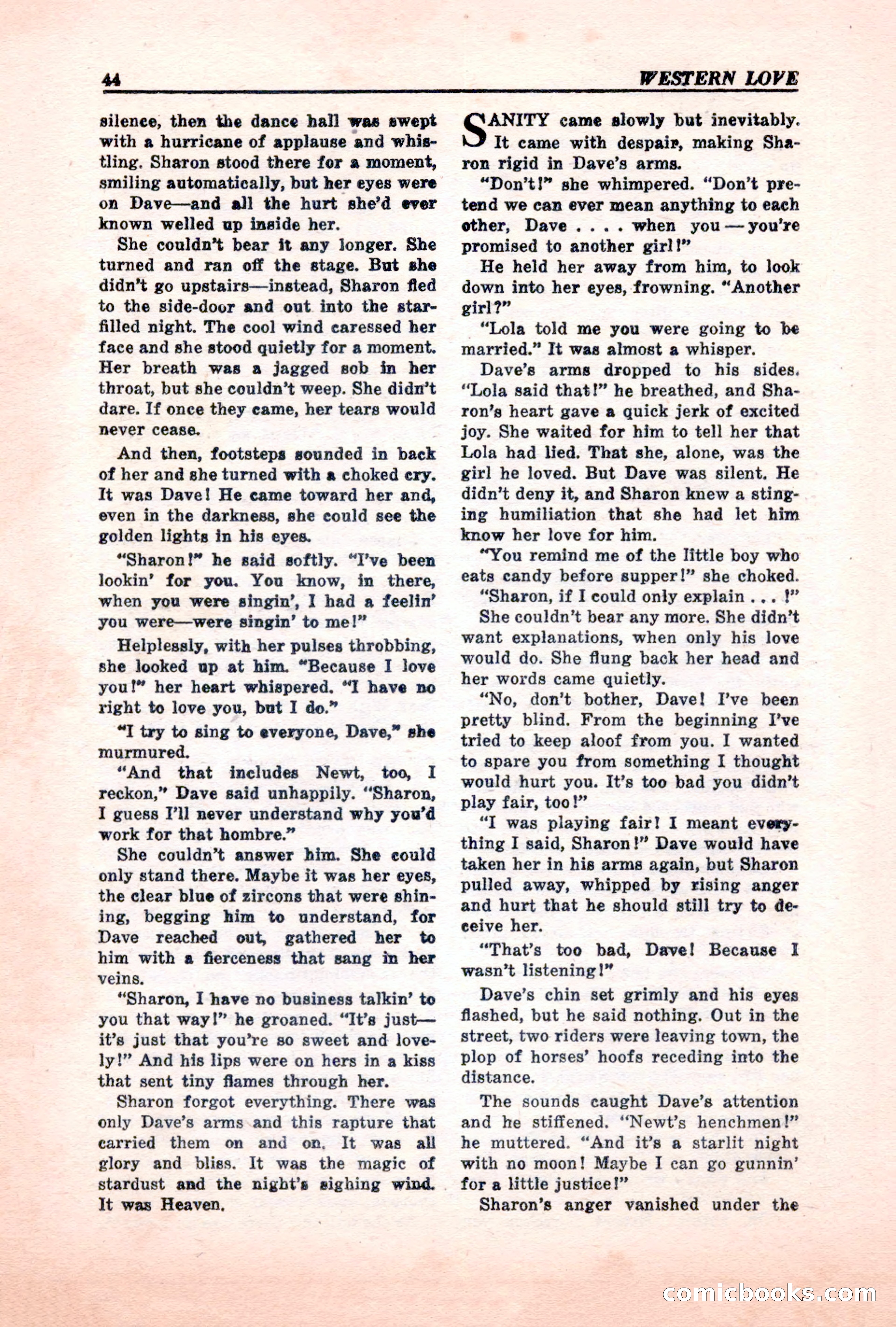 Western Love, December 1945 — page 46 of 100