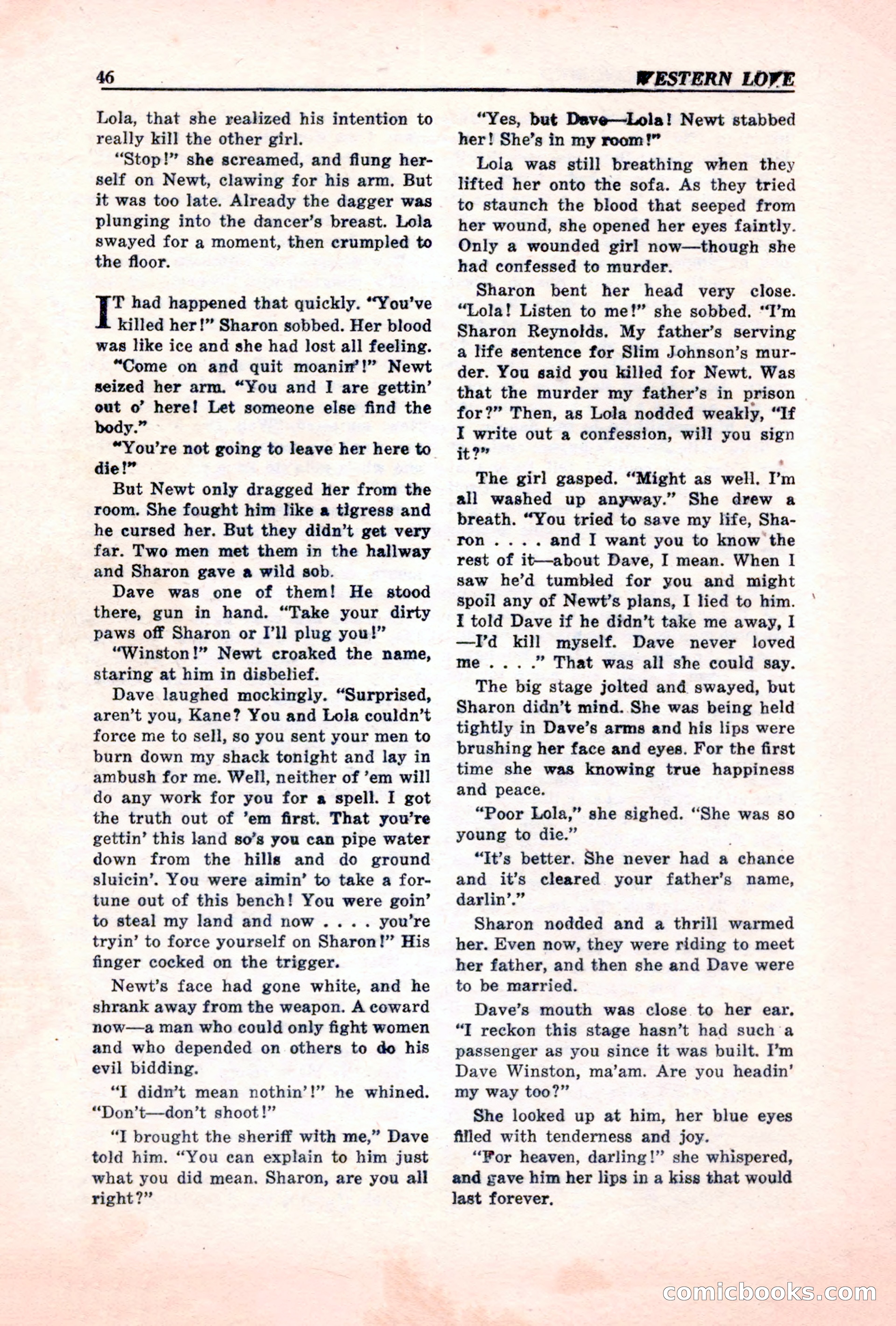 Western Love, December 1945 — page 48 of 100
