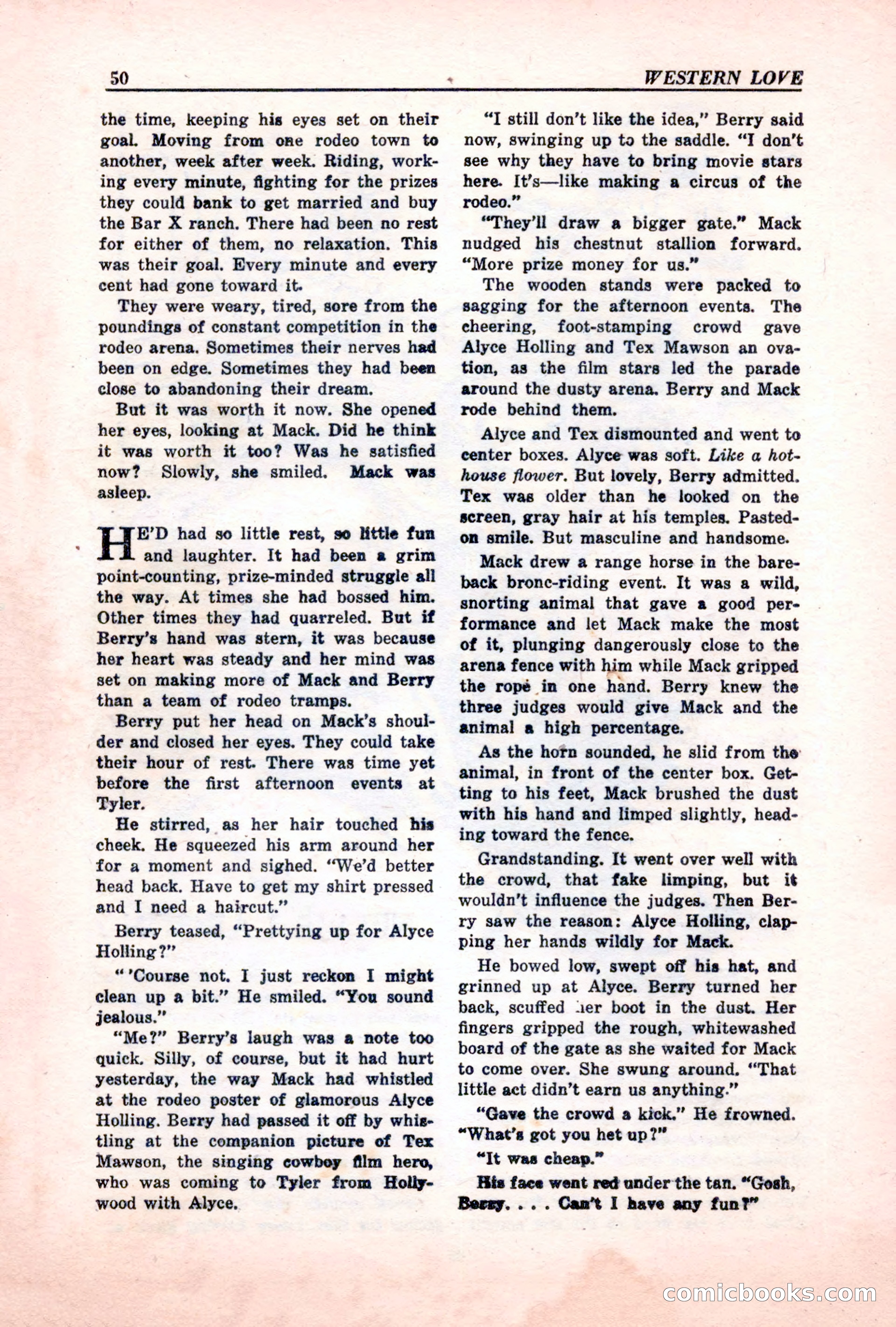 Western Love, December 1945 — page 52 of 100