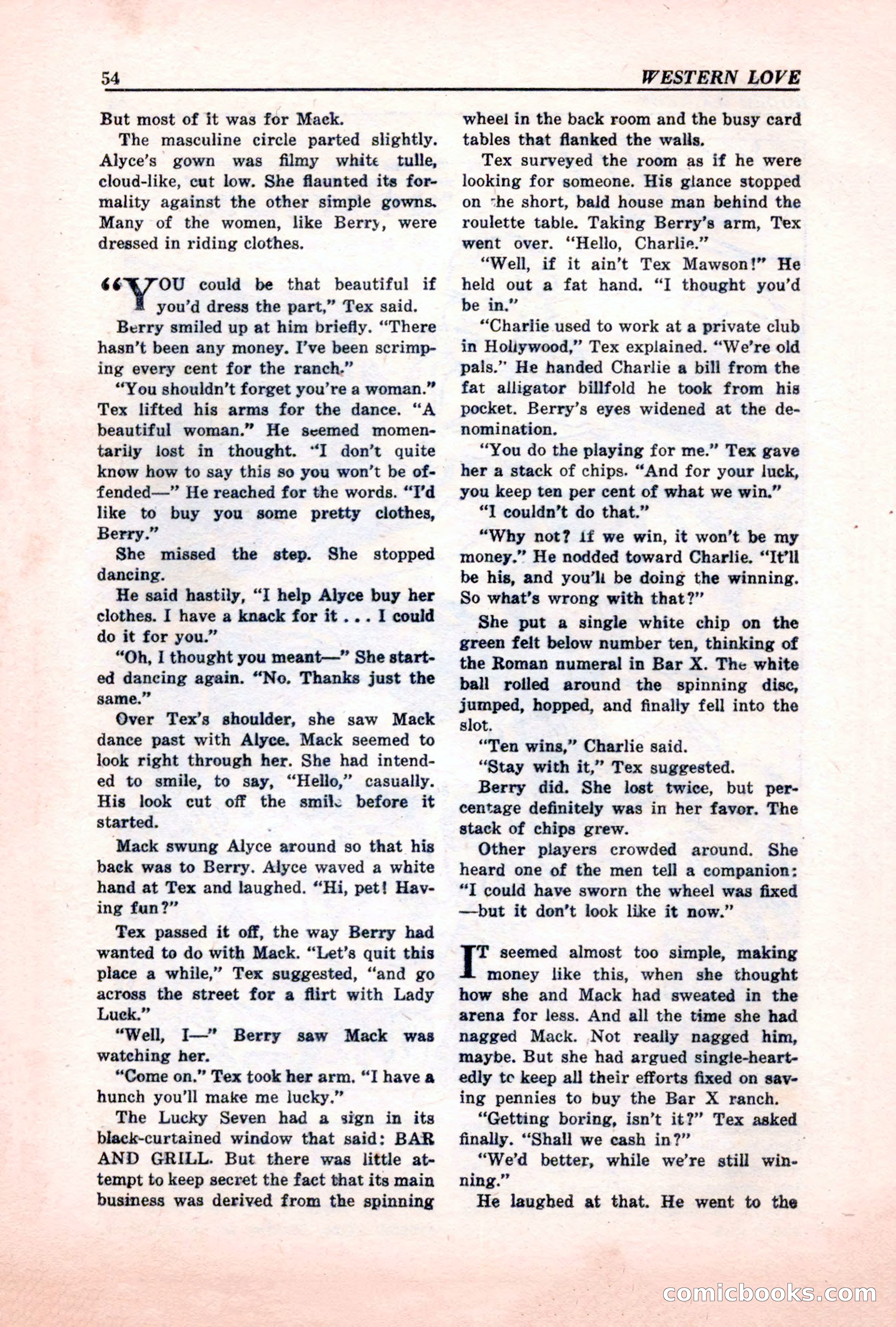 Western Love, December 1945 — page 56 of 100