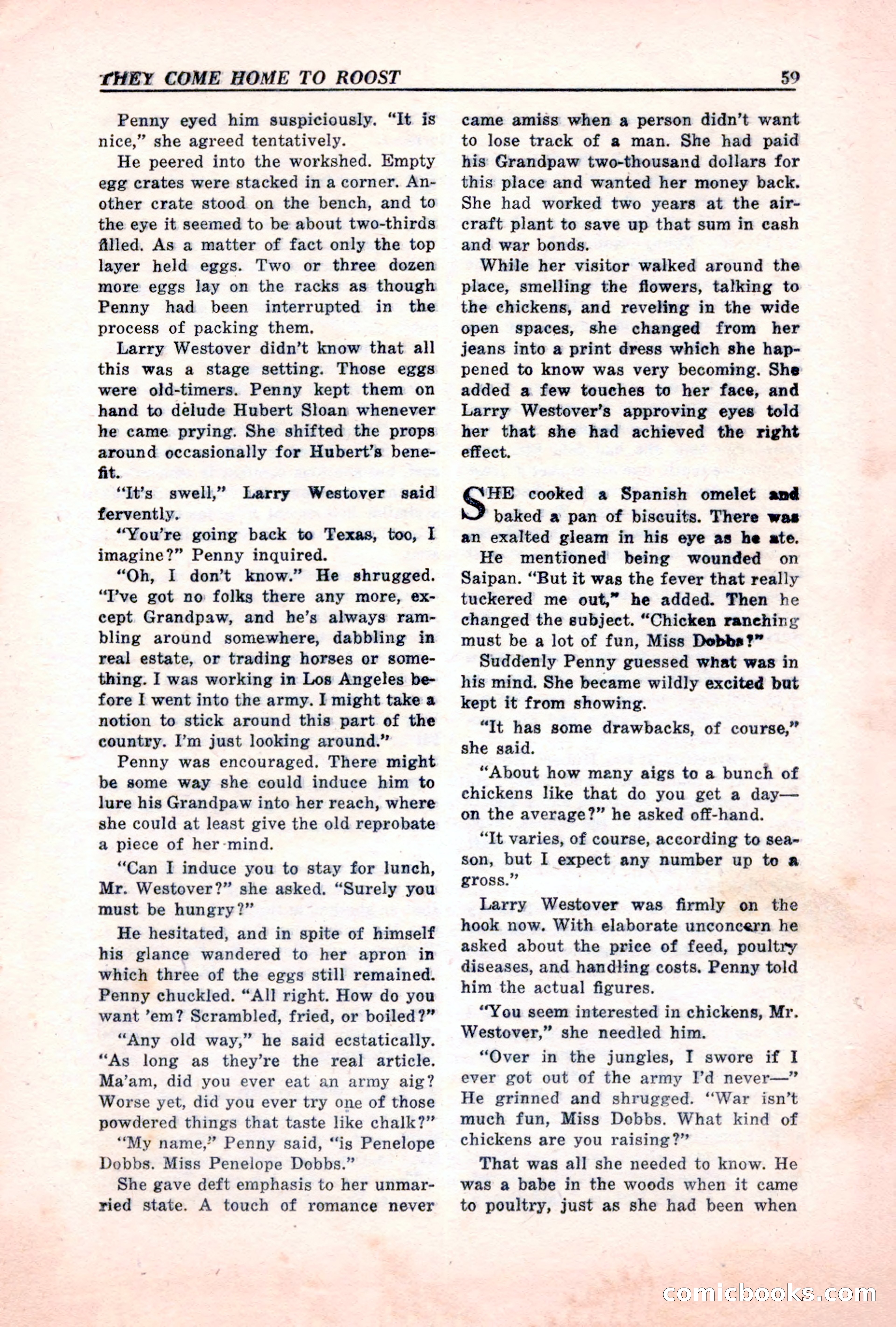 Western Love, December 1945 — page 61 of 100