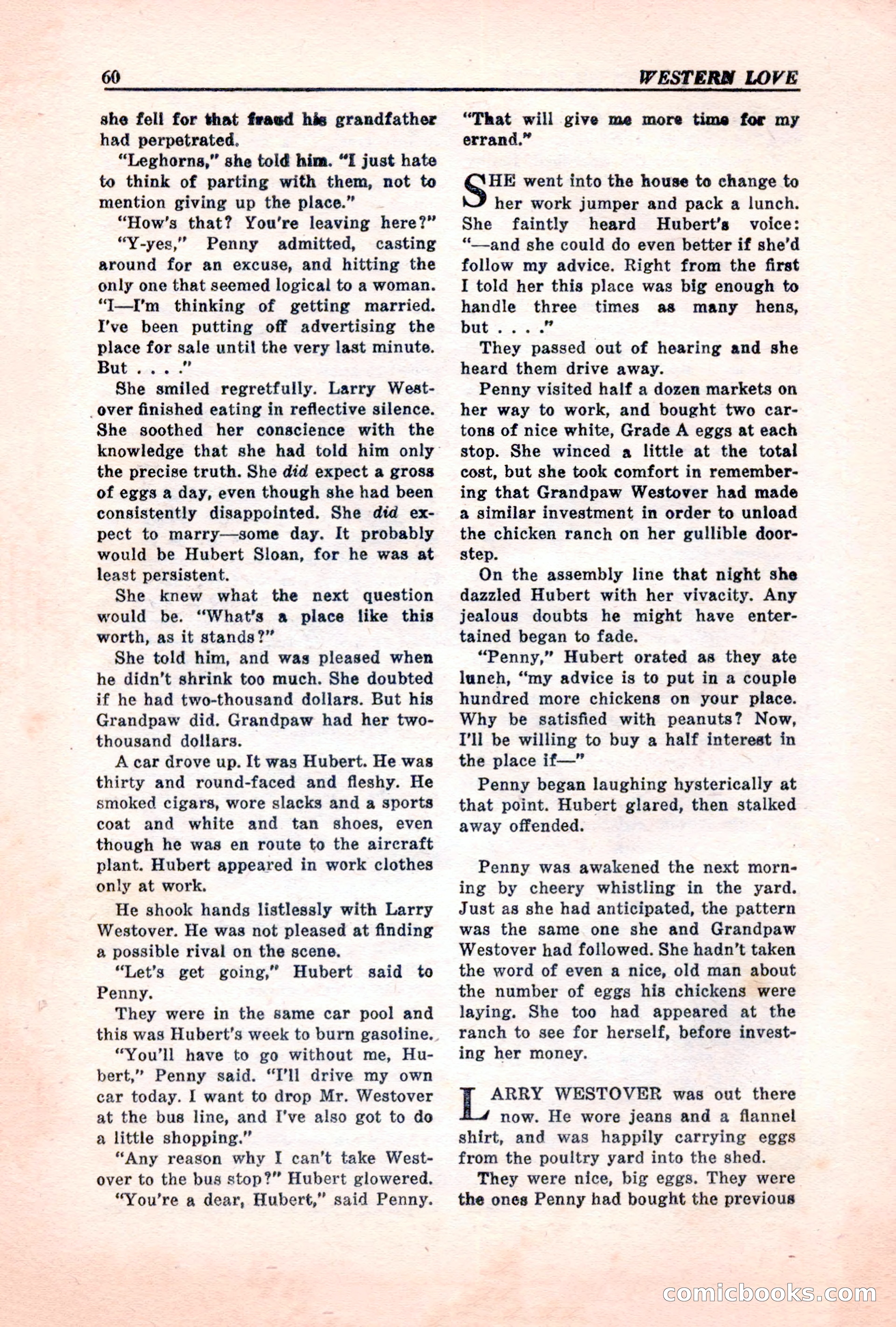 Western Love, December 1945 — page 62 of 100