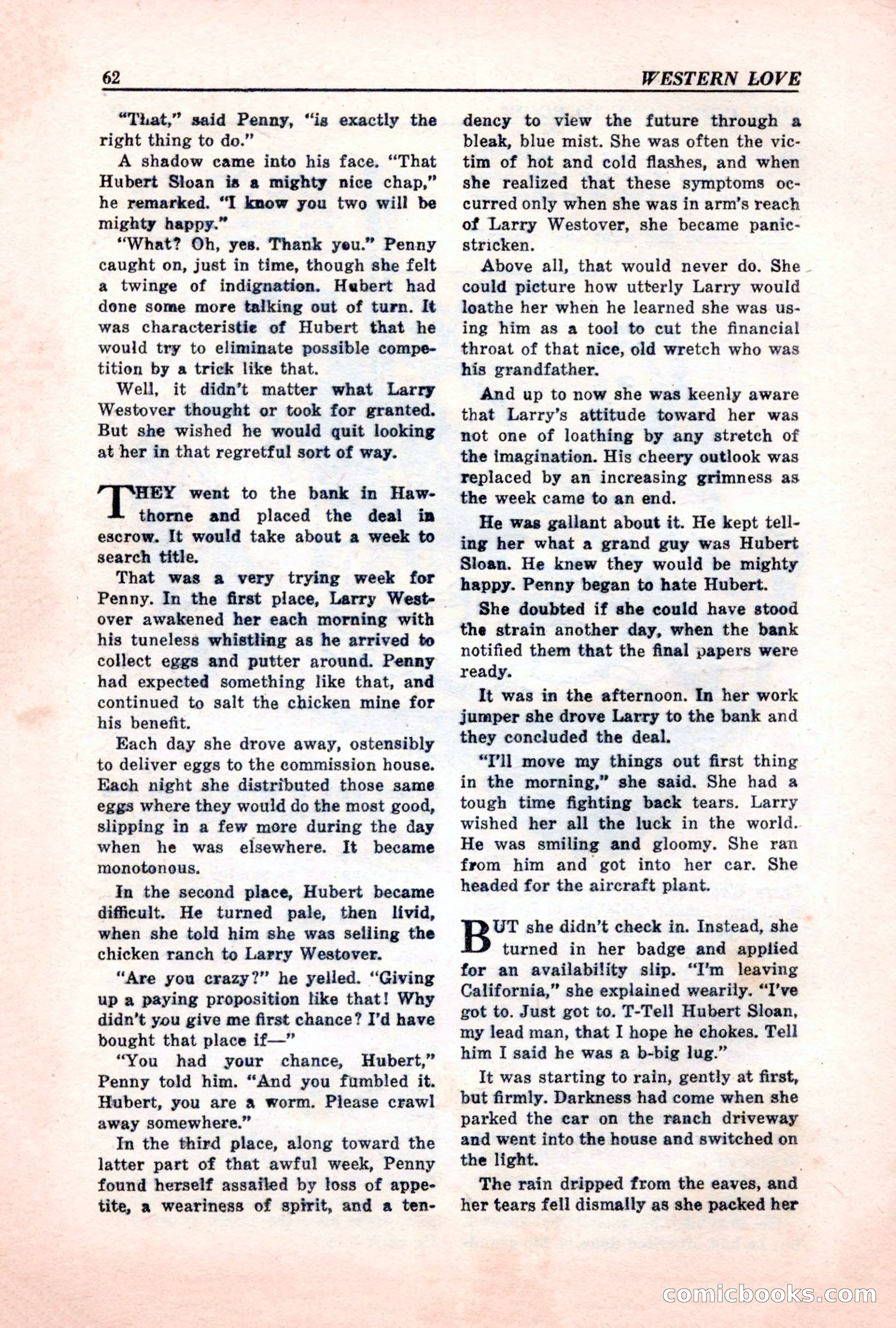 Western Love, December 1945 — page 64 of 100