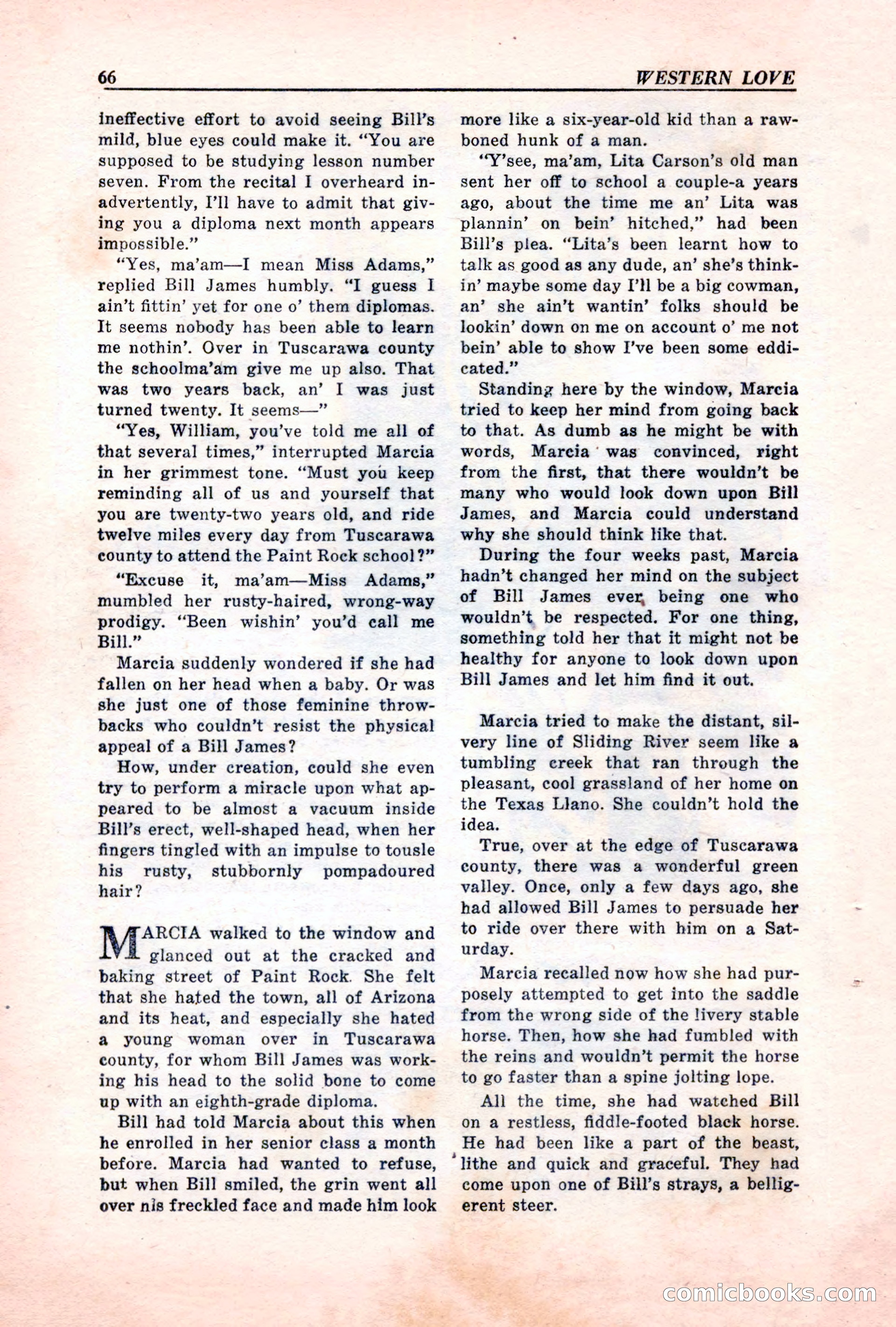 Western Love, December 1945 — page 68 of 100