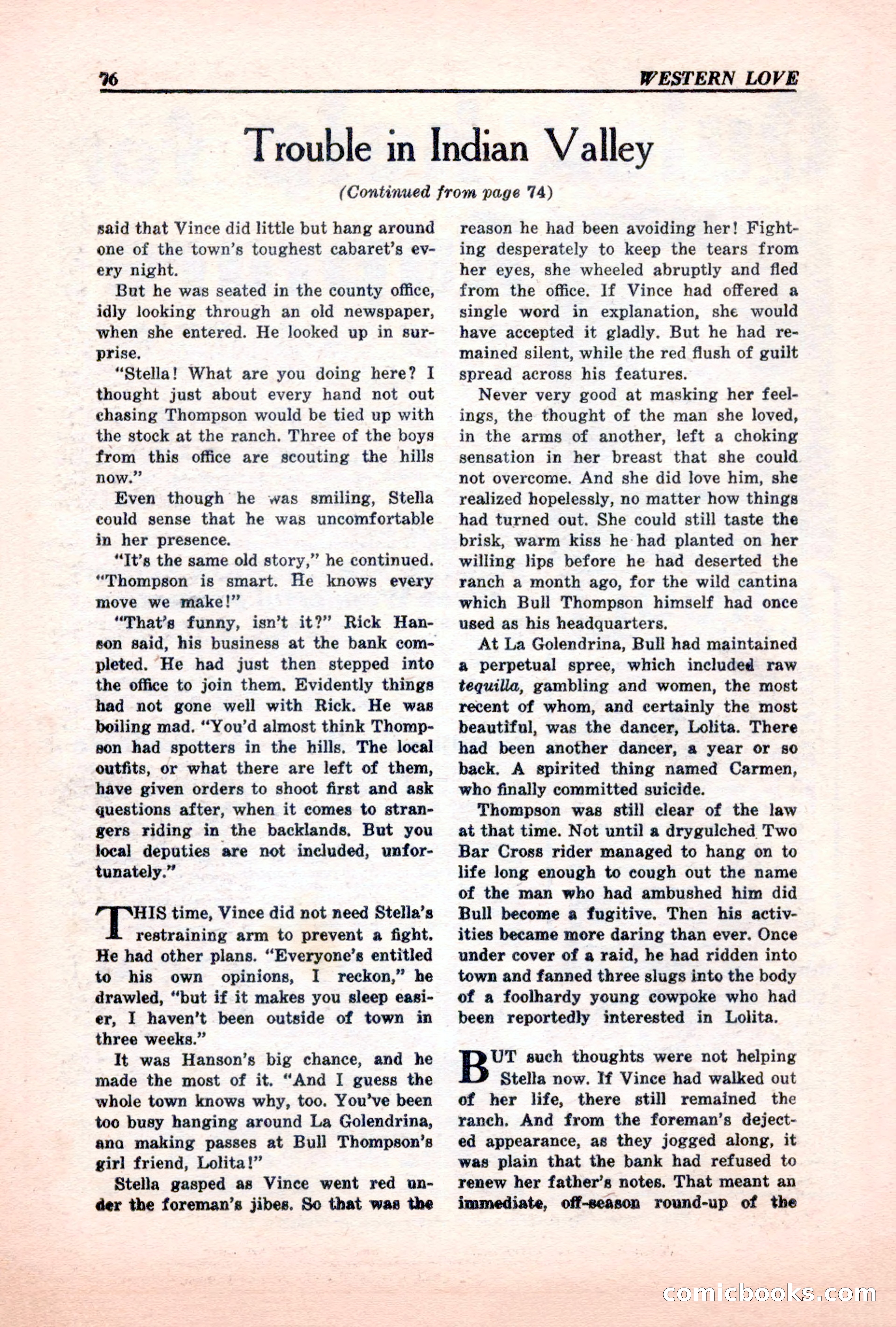 Western Love, December 1945 — page 78 of 100
