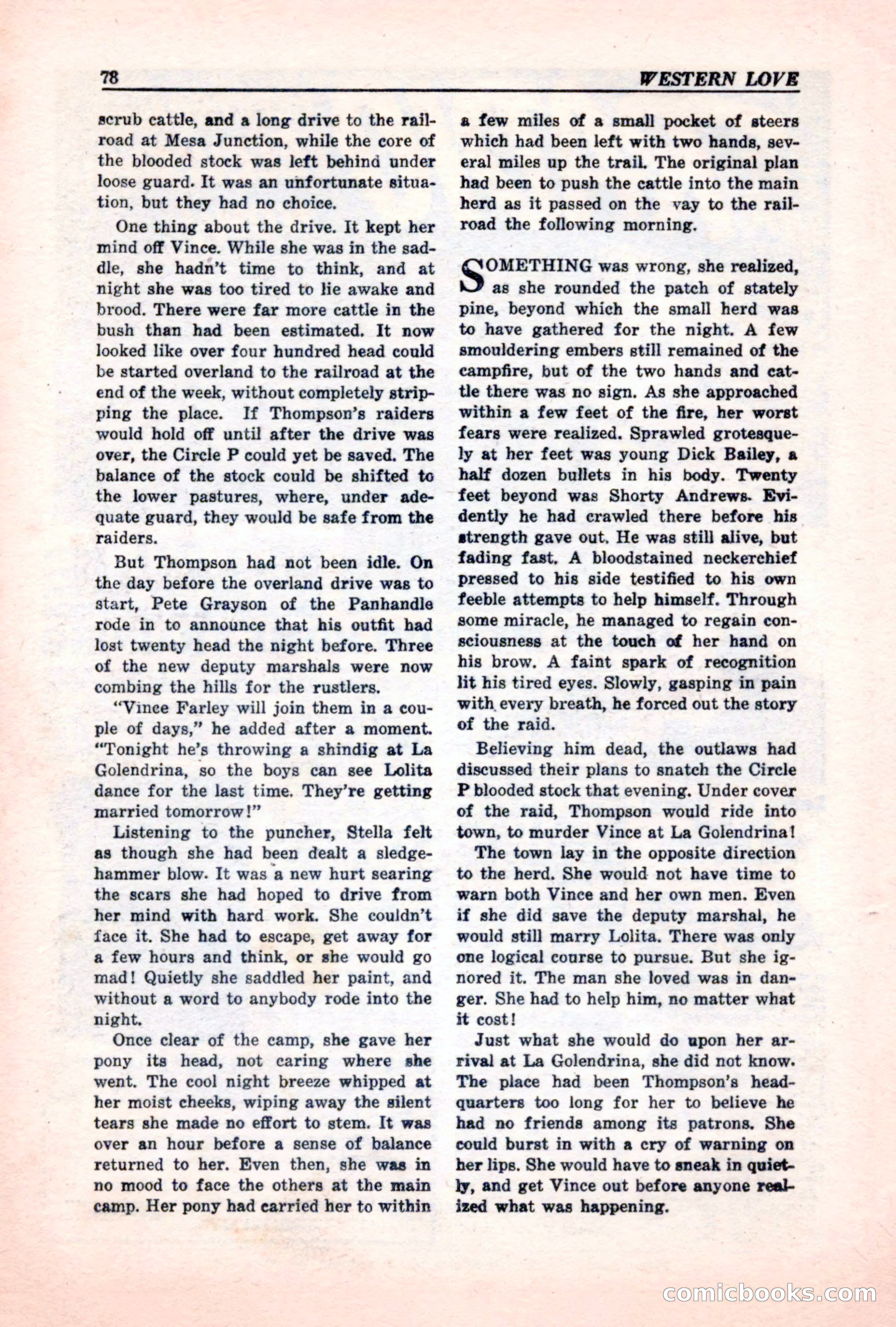 Western Love, December 1945 — page 80 of 100