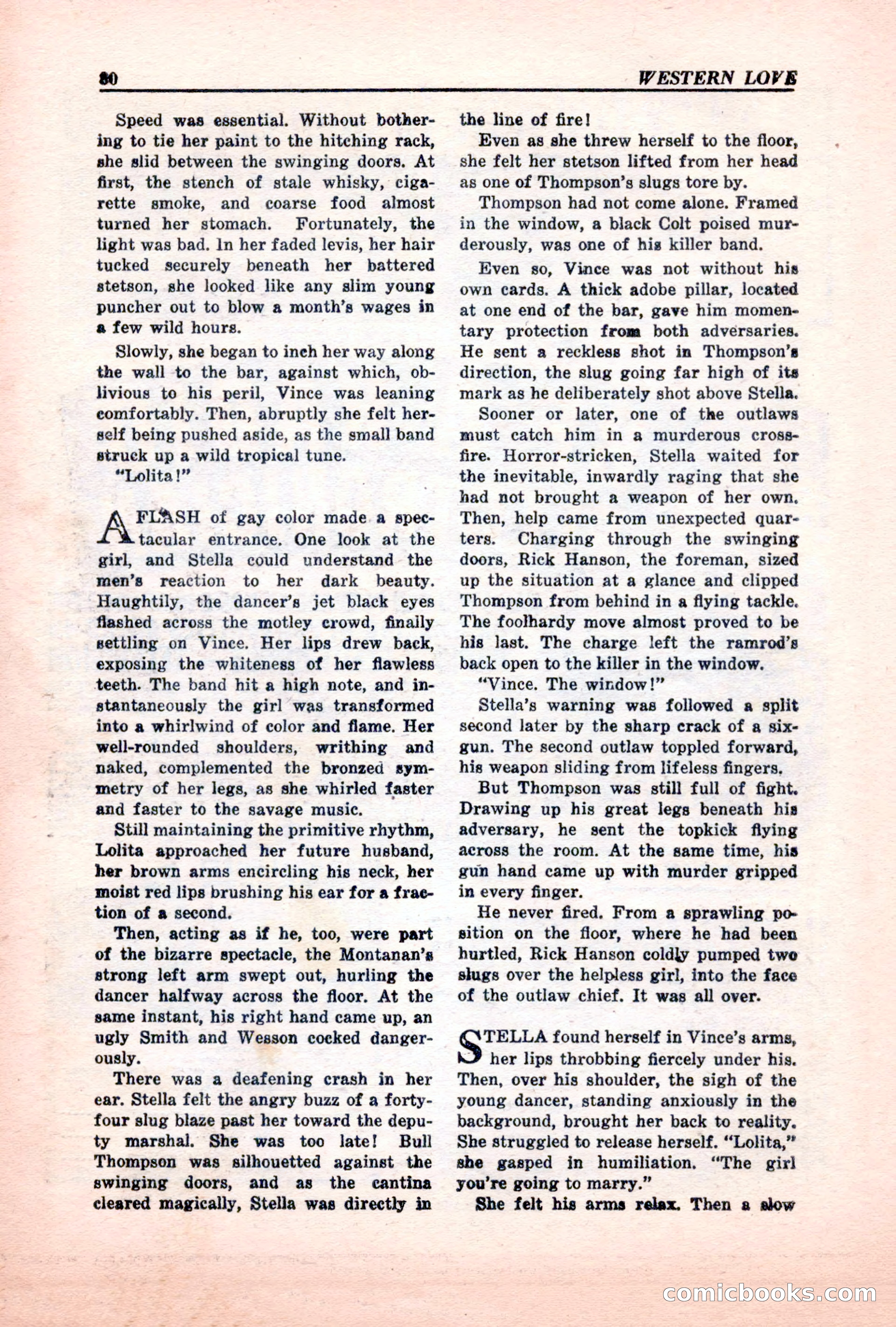 Western Love, December 1945 — page 82 of 100