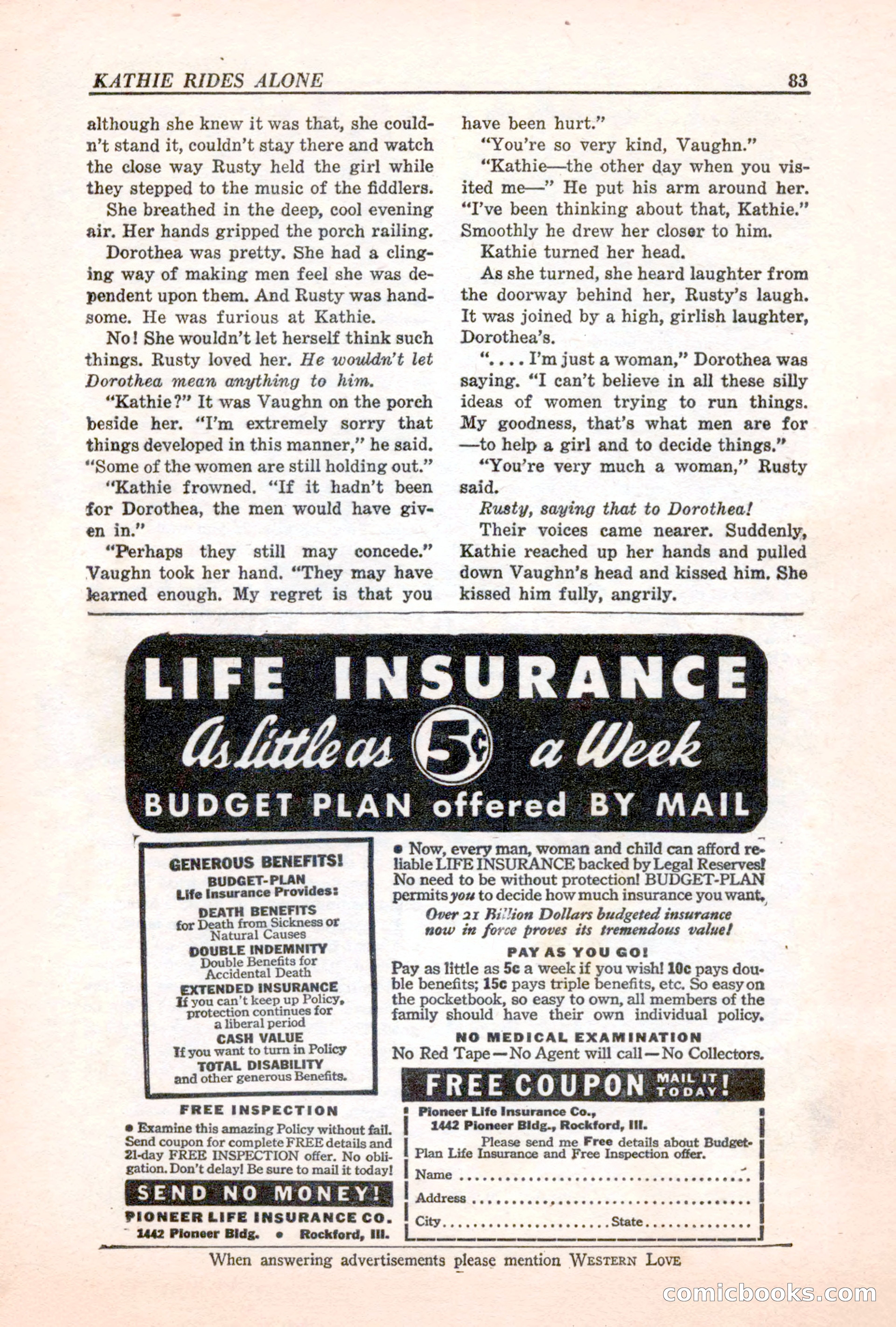 Western Love, December 1945 — page 85 of 100