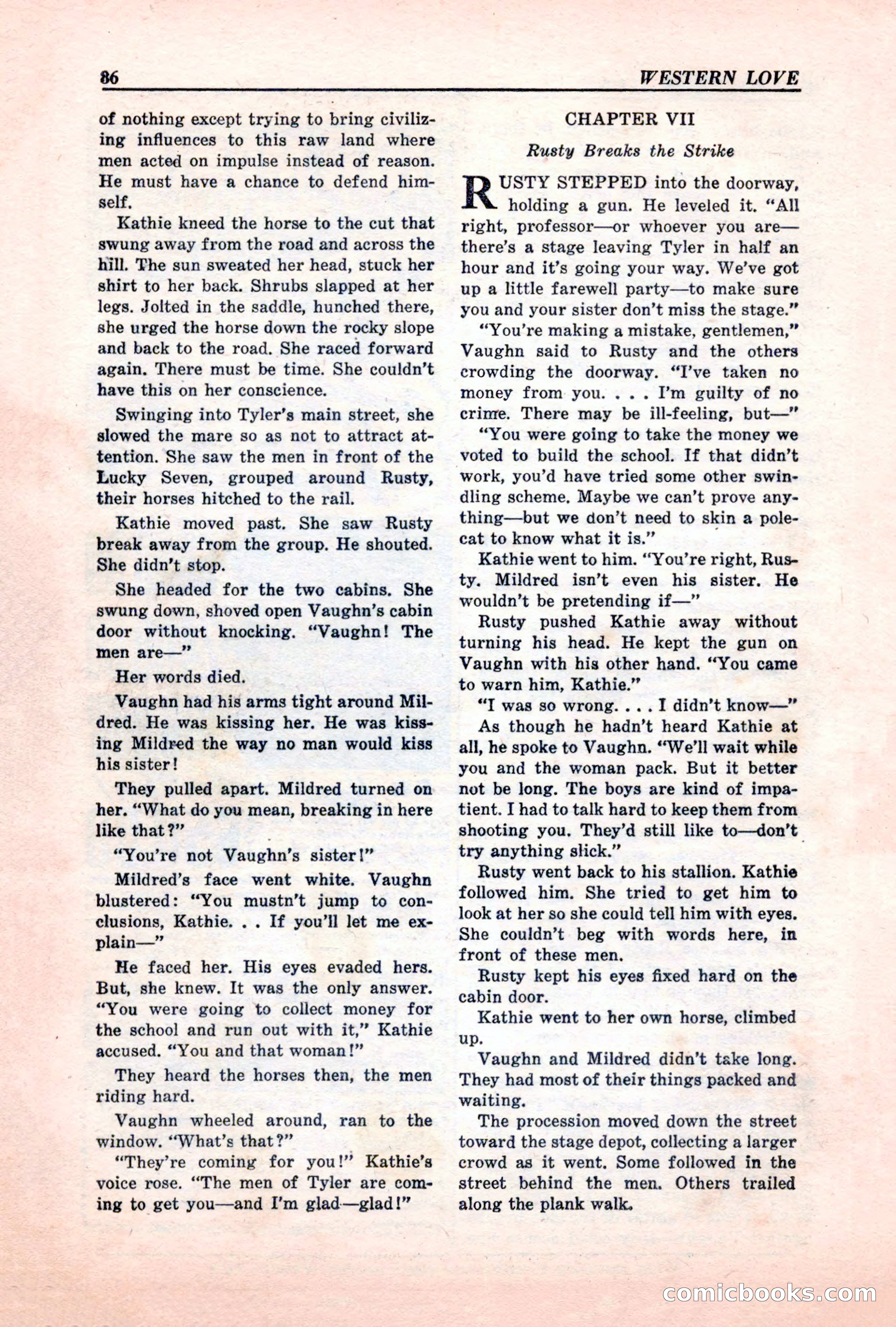 Western Love, December 1945 — page 88 of 100