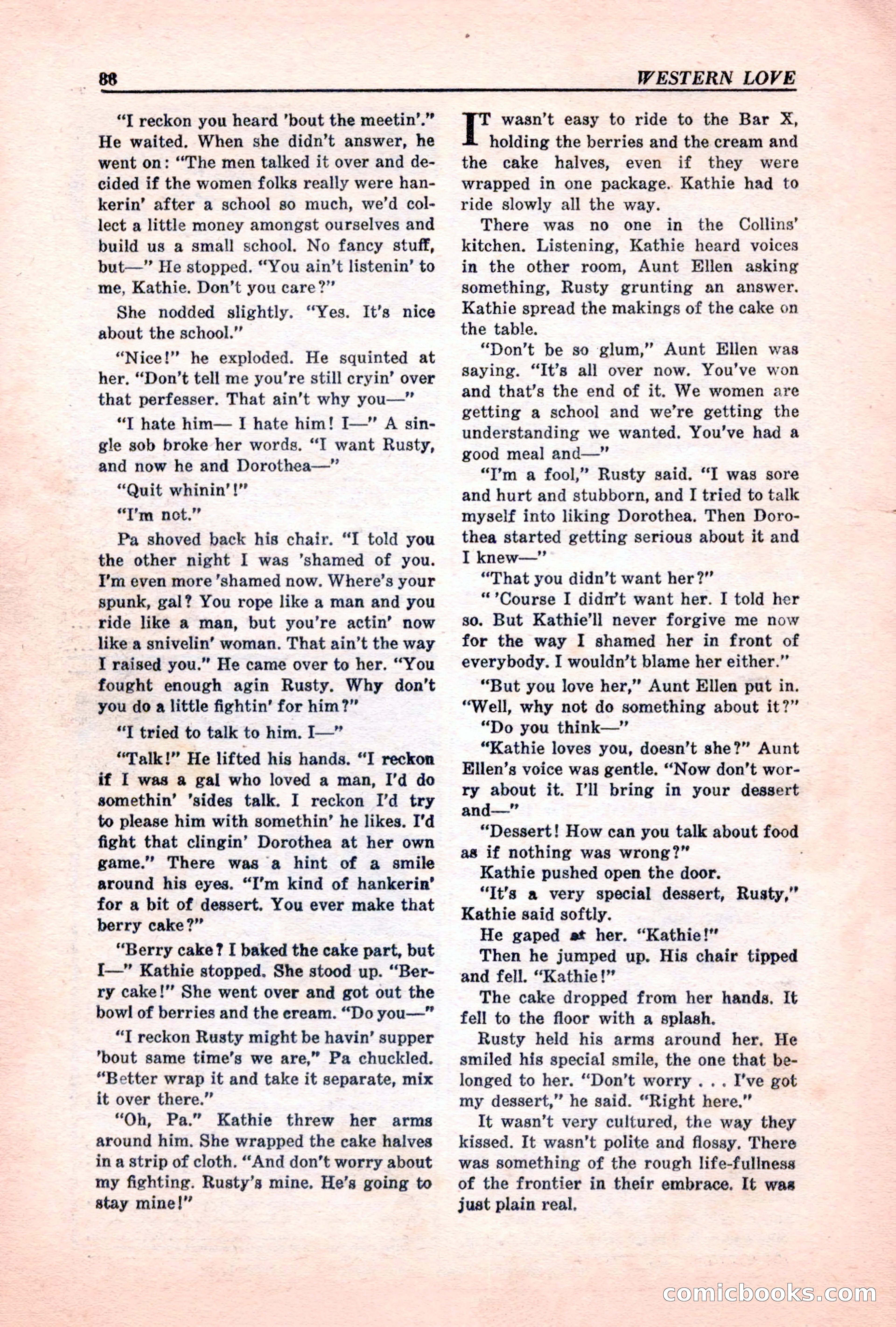 Western Love, December 1945 — page 90 of 100