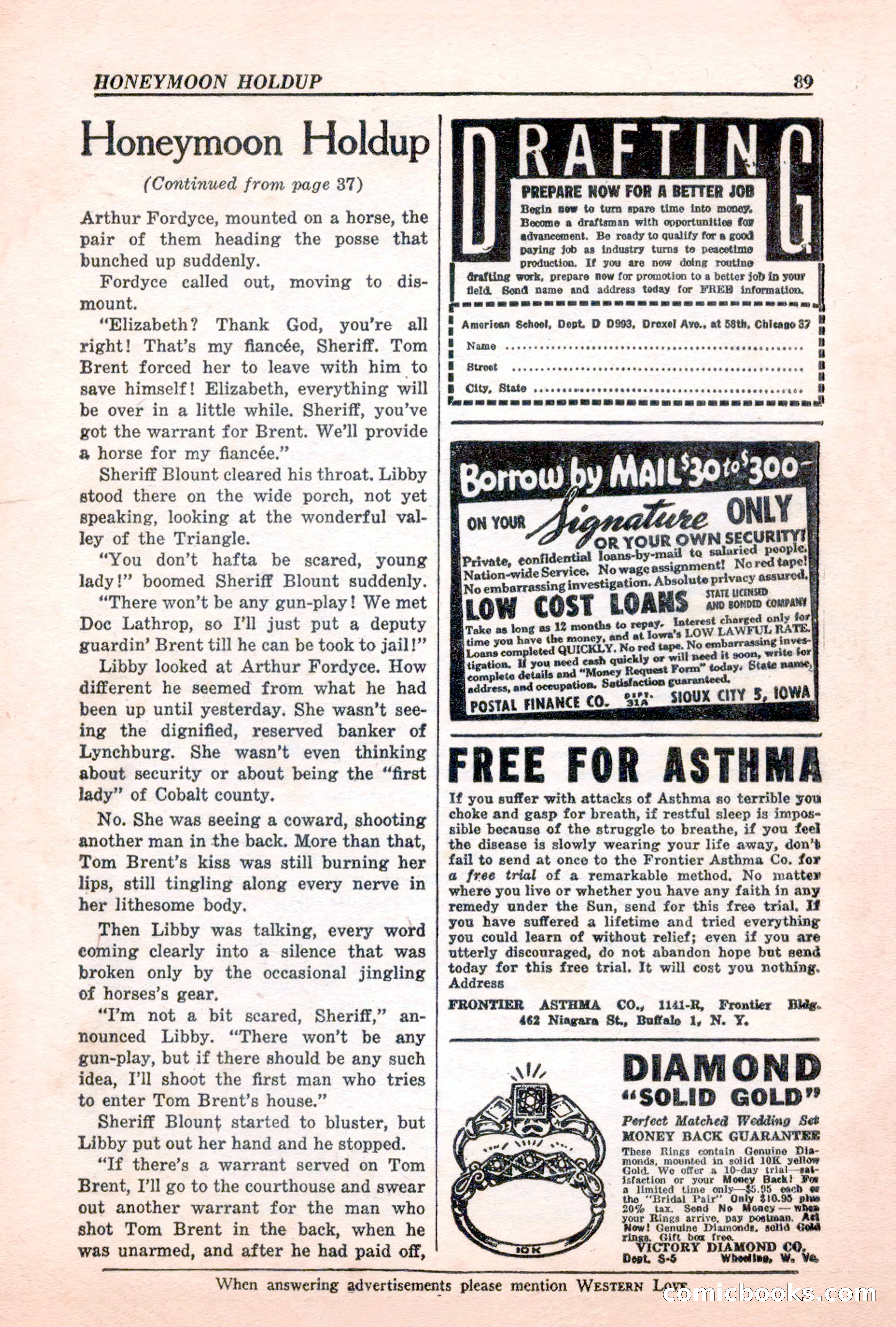 Western Love, December 1945 — page 91 of 100