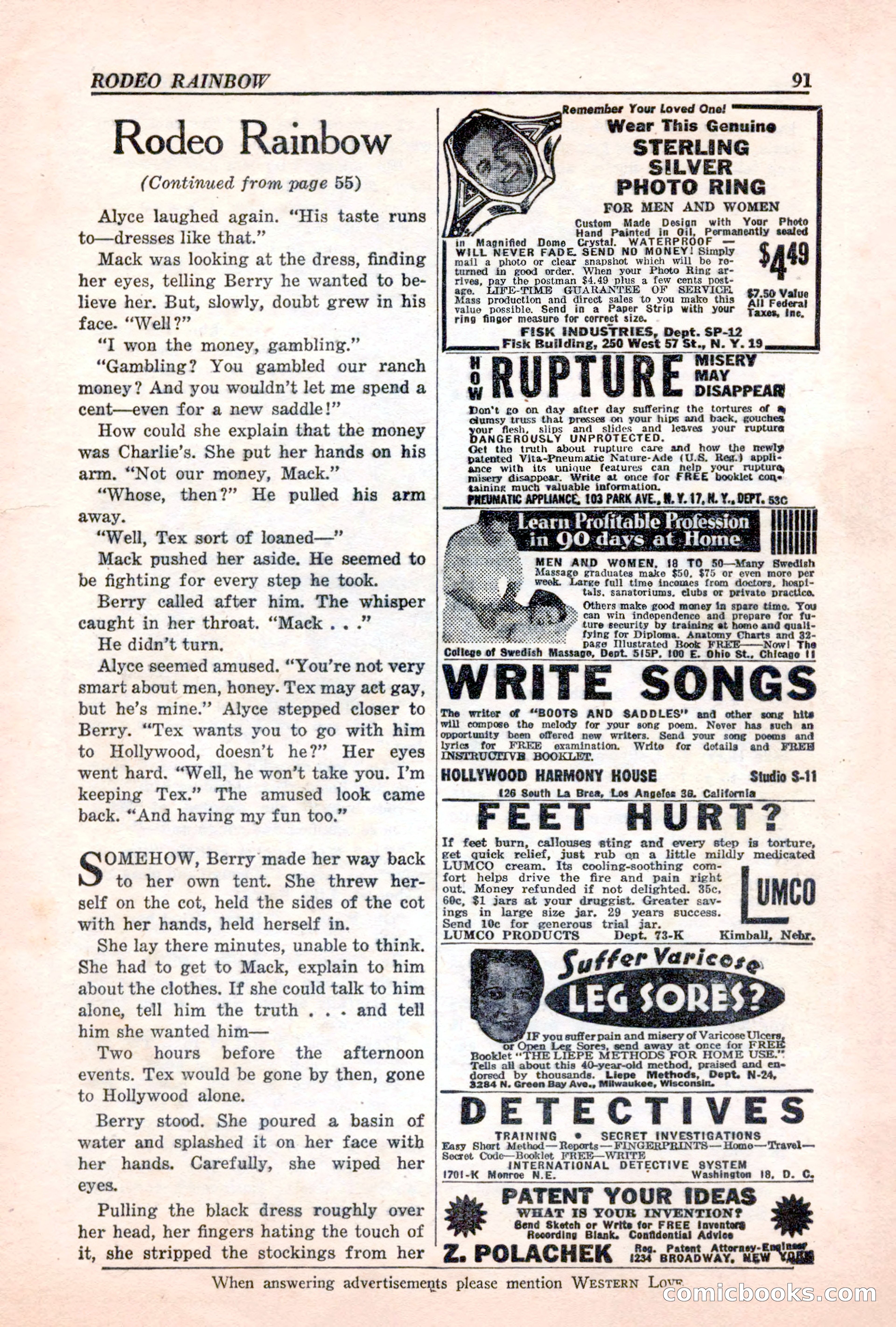 Western Love, December 1945 — page 93 of 100