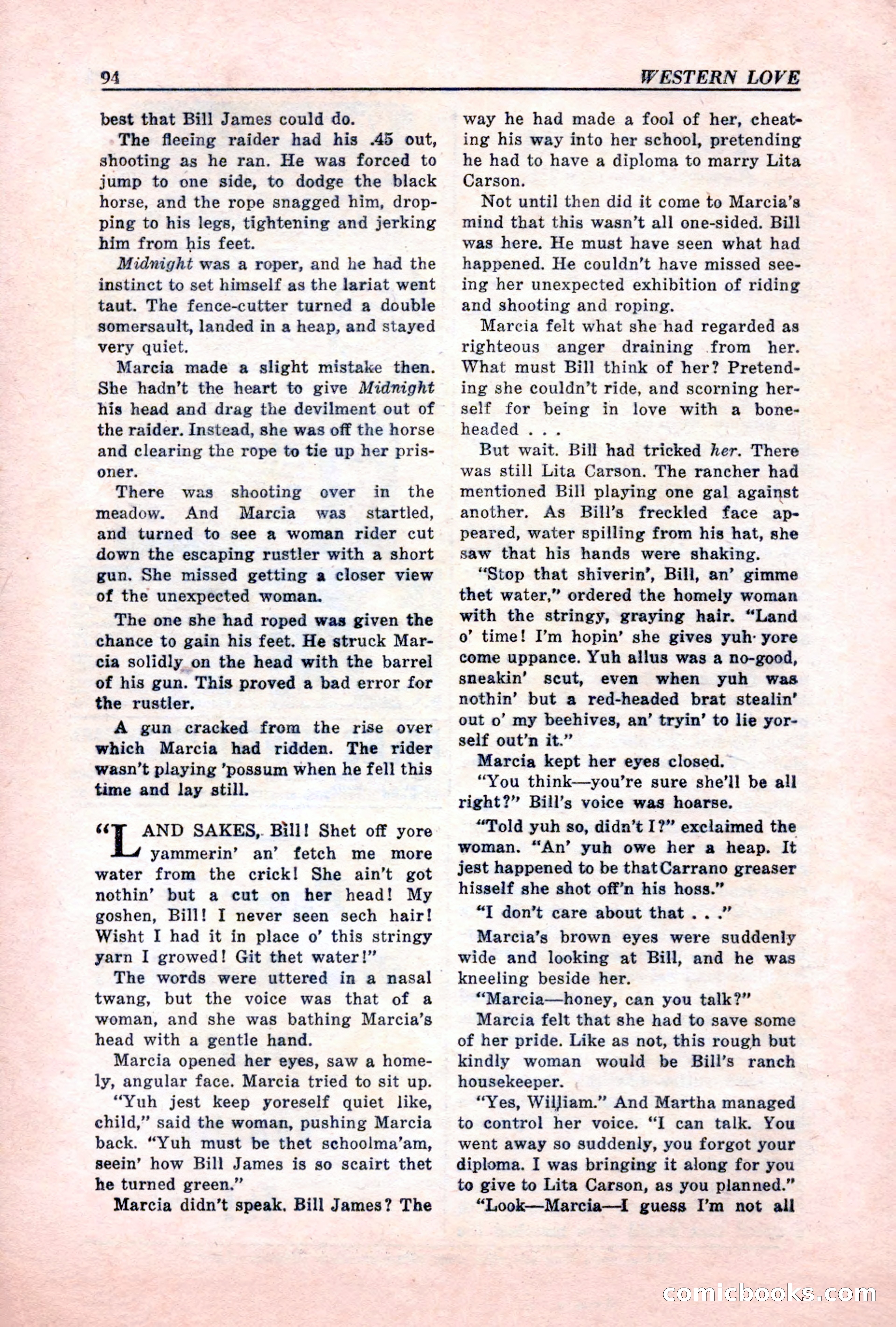 Western Love, December 1945 — page 96 of 100