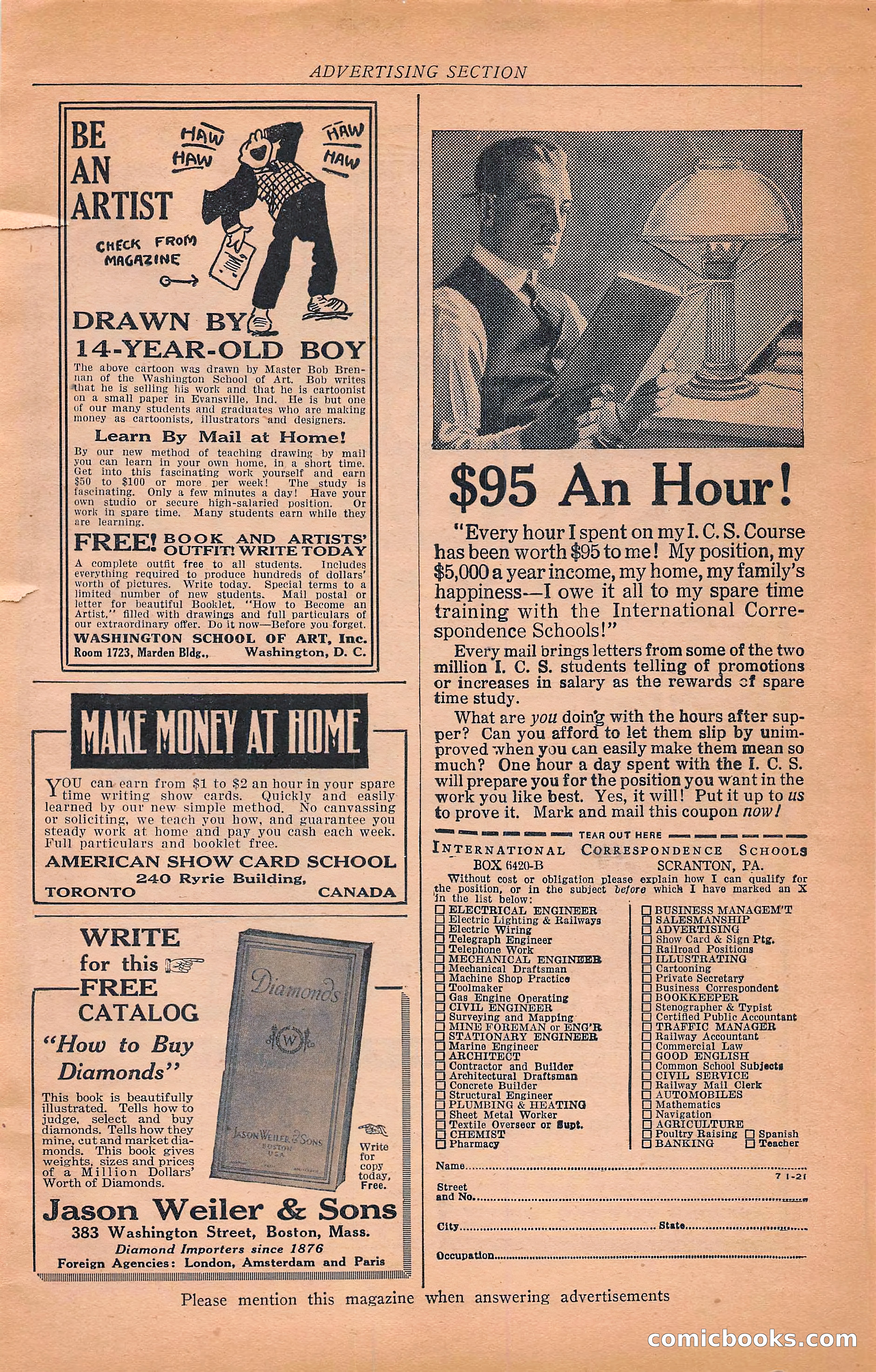 Western Story Magazine, Vol. 22, No. 6 — page 9 of 160