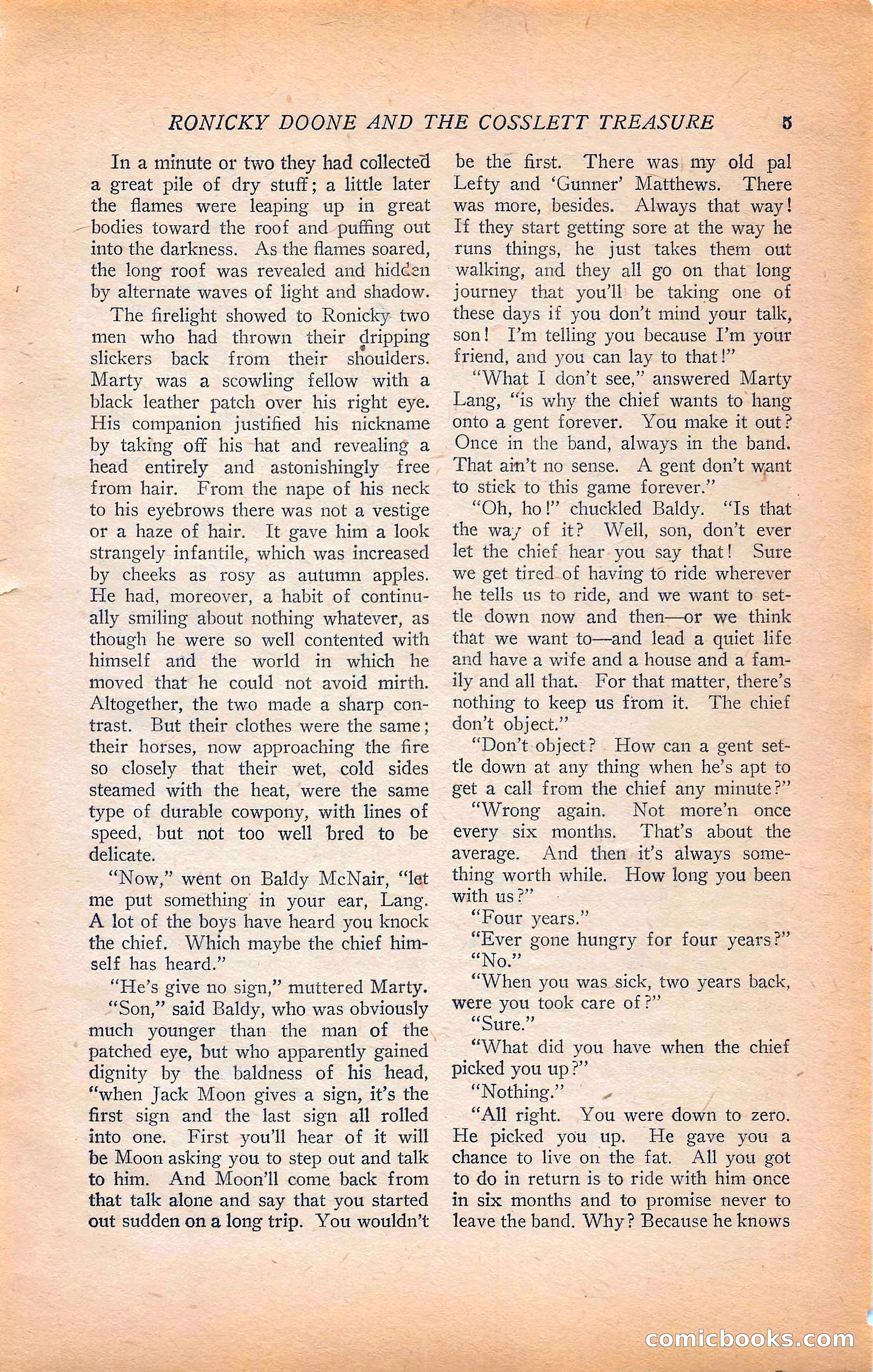 Western Story Magazine, Vol. 22, No. 6 — page 15 of 160